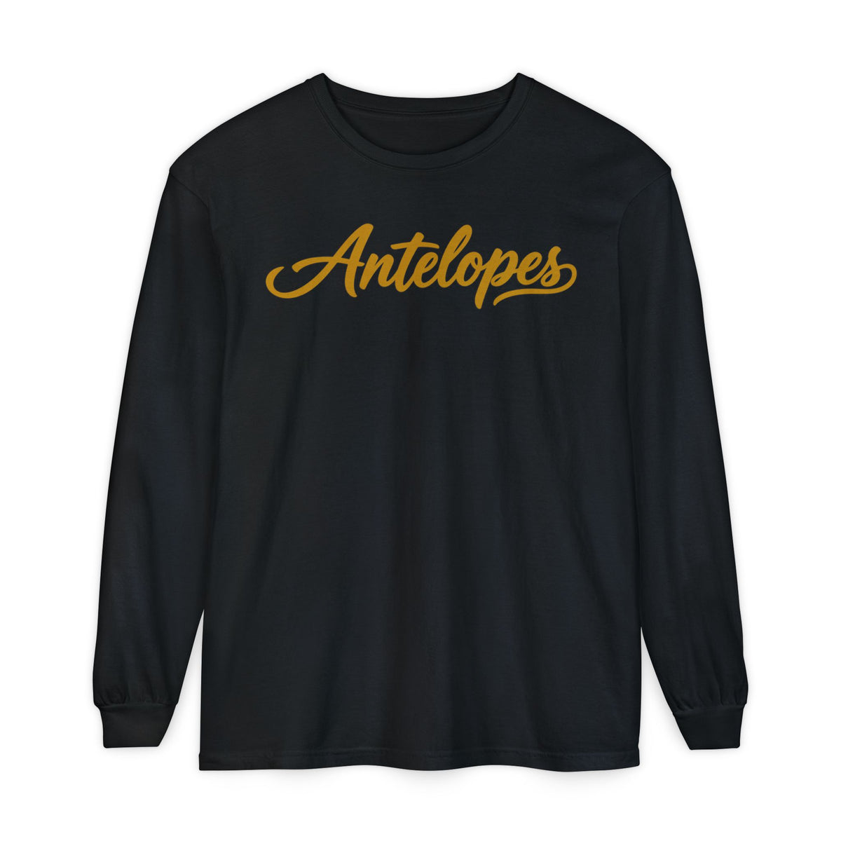 Antelopes Long Sleeve T-Shirt – Post-High-School Mascot Spirit Wear