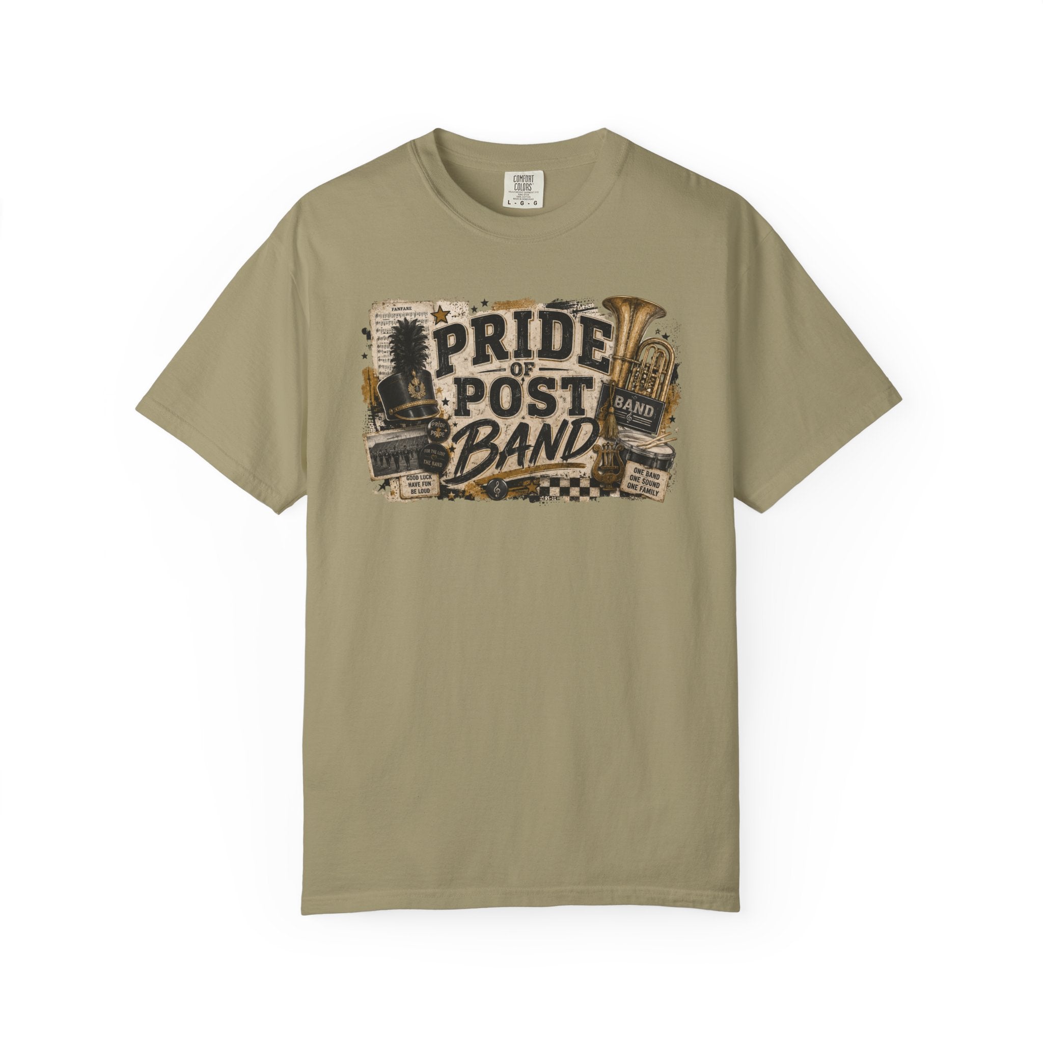Pride of Post Band T-Shirt — Vintage Marching Band Tee