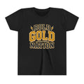 Youth Tee — Bold Gold Nation Graphic Kids Shirt