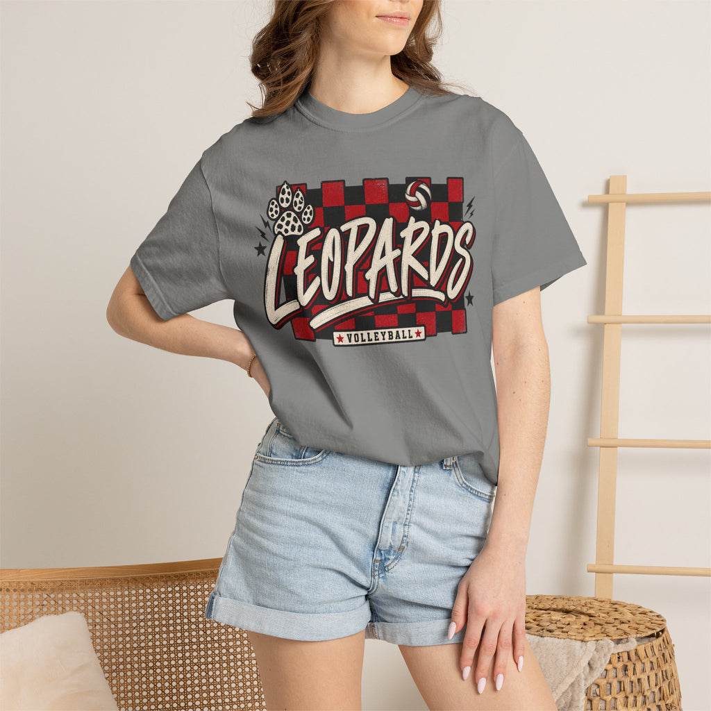 Leopards Volleyball Graphic T-Shirt