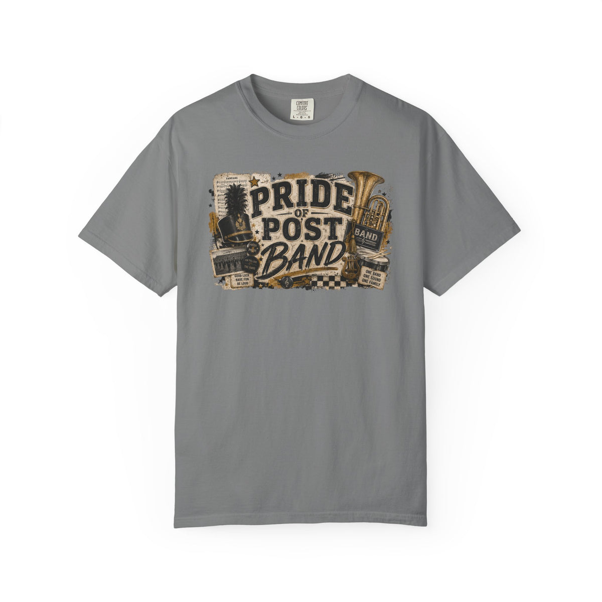 Pride of Post Band T-Shirt — Vintage Marching Band Tee