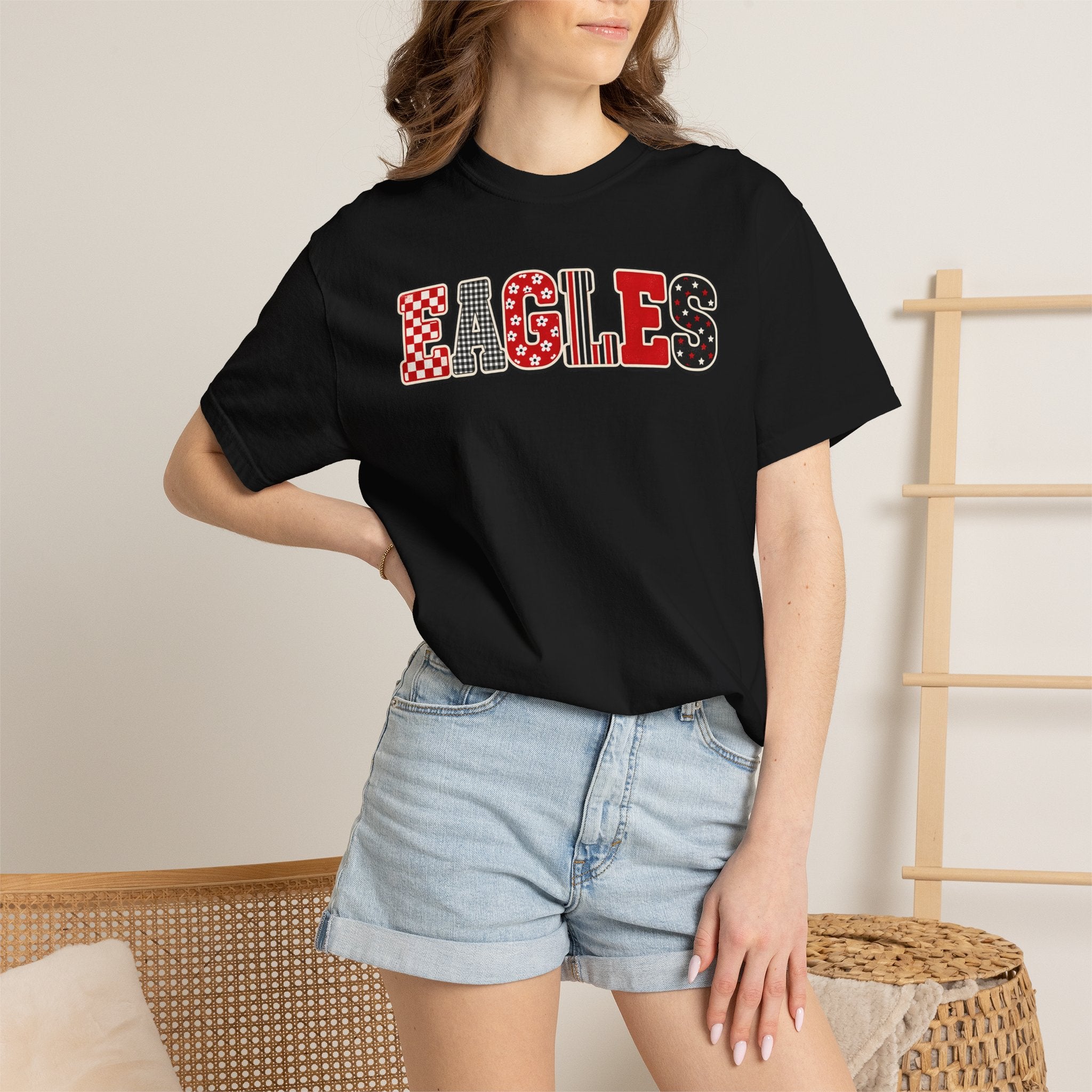 Eagles Retro Lettering Graphic T-Shirt