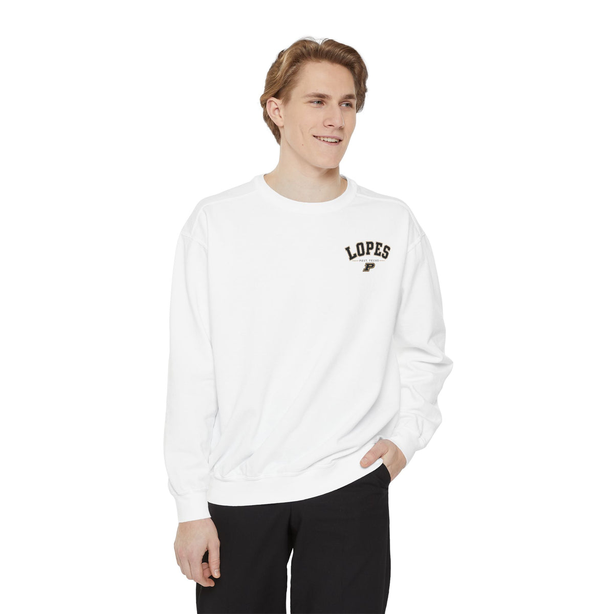 Antelopes Bold Gold Sweatshirt — 'Lopes Crewneck Pullover'