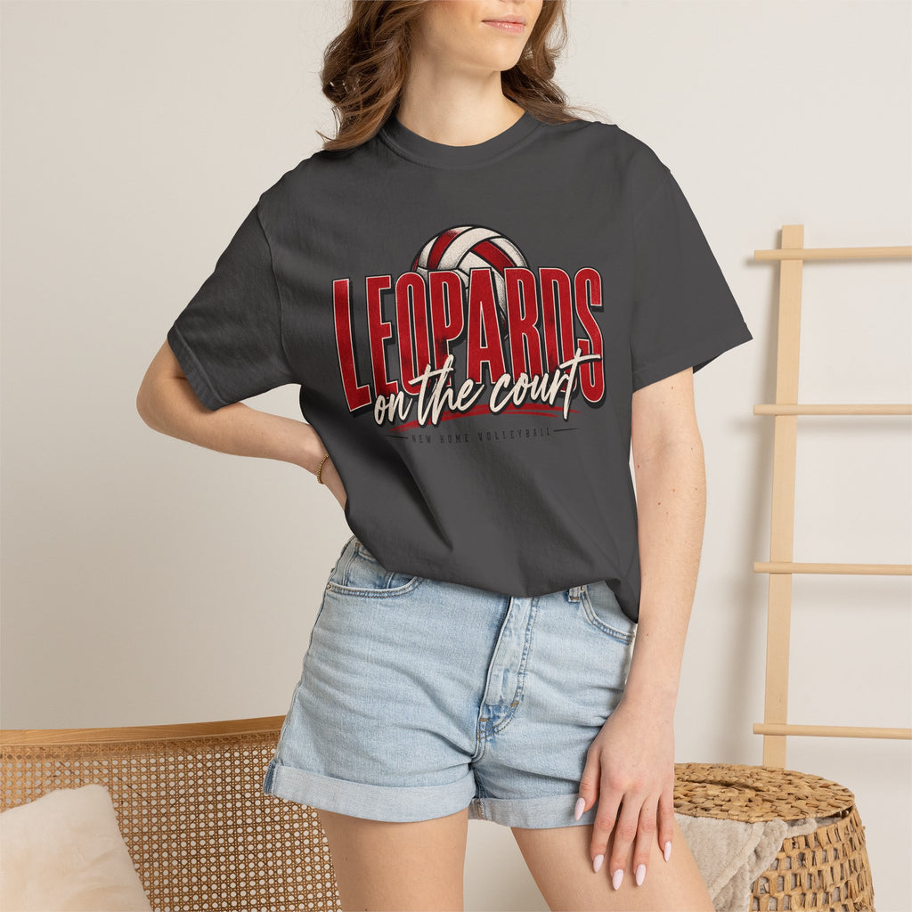 Leopards On The Court Volleyball T-Shirt