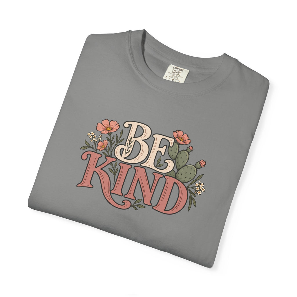 Be Kind Floral T-Shirt — Vintage Floral Graphic Tee