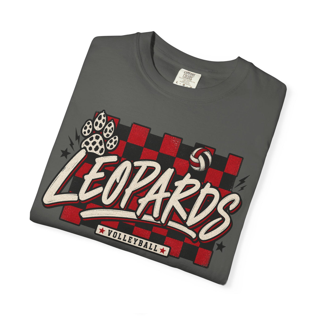 Leopards Volleyball Graphic T-Shirt