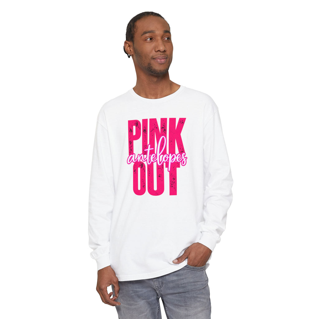 Pink Out Antelopes Long Sleeve Tee