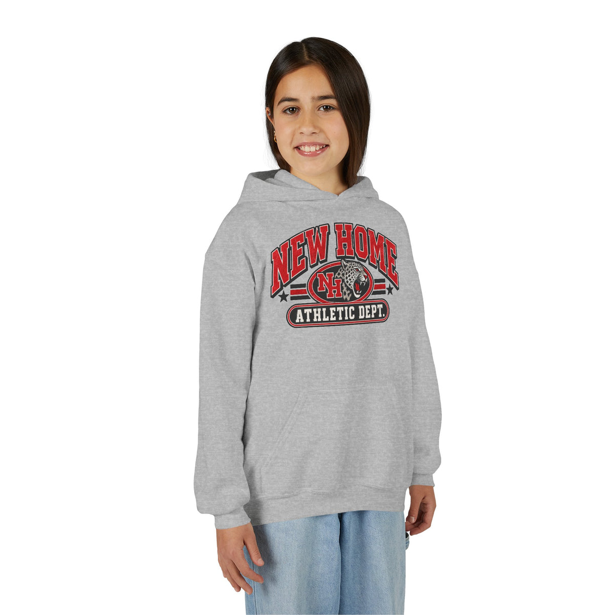 Youth Hoodie - New Home Athletic Dept. Football Logo