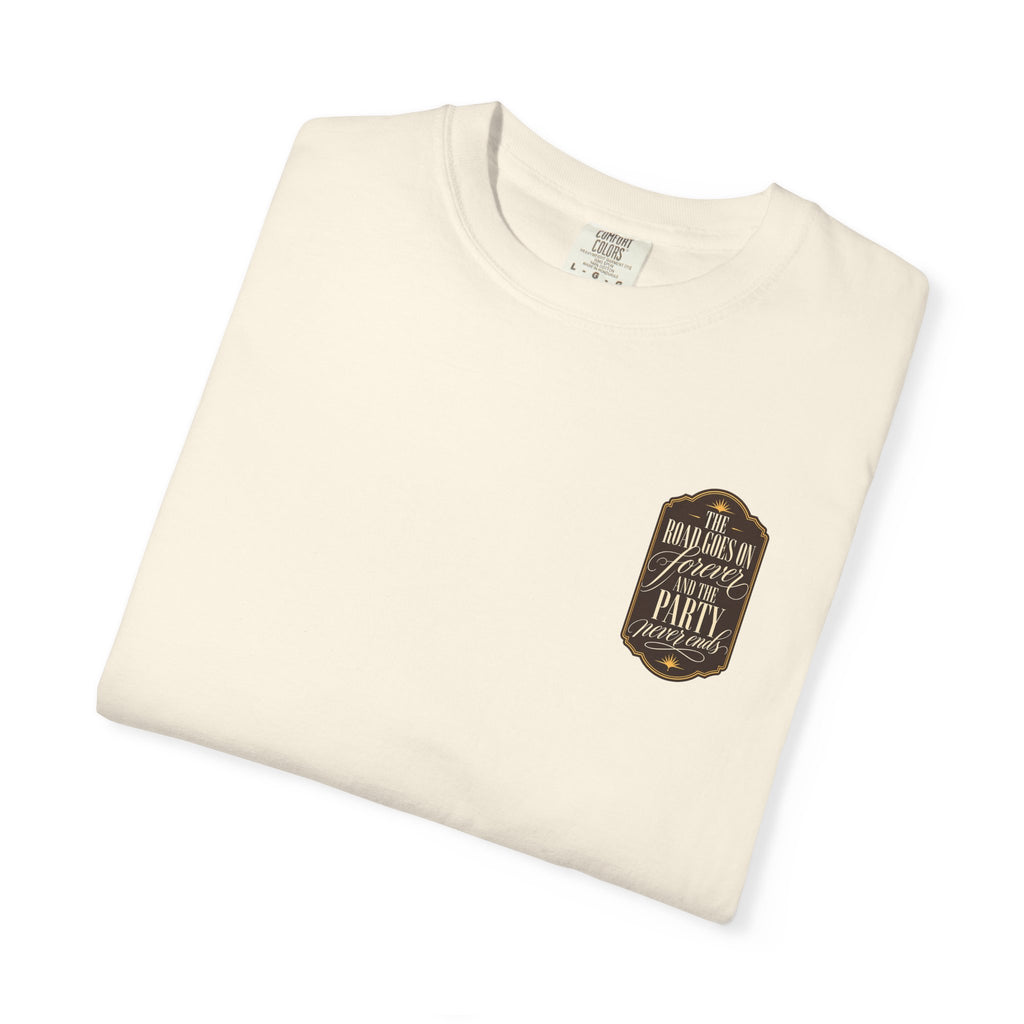 The Road Goes On Forever Party Never Ends Graphic T-Shirt