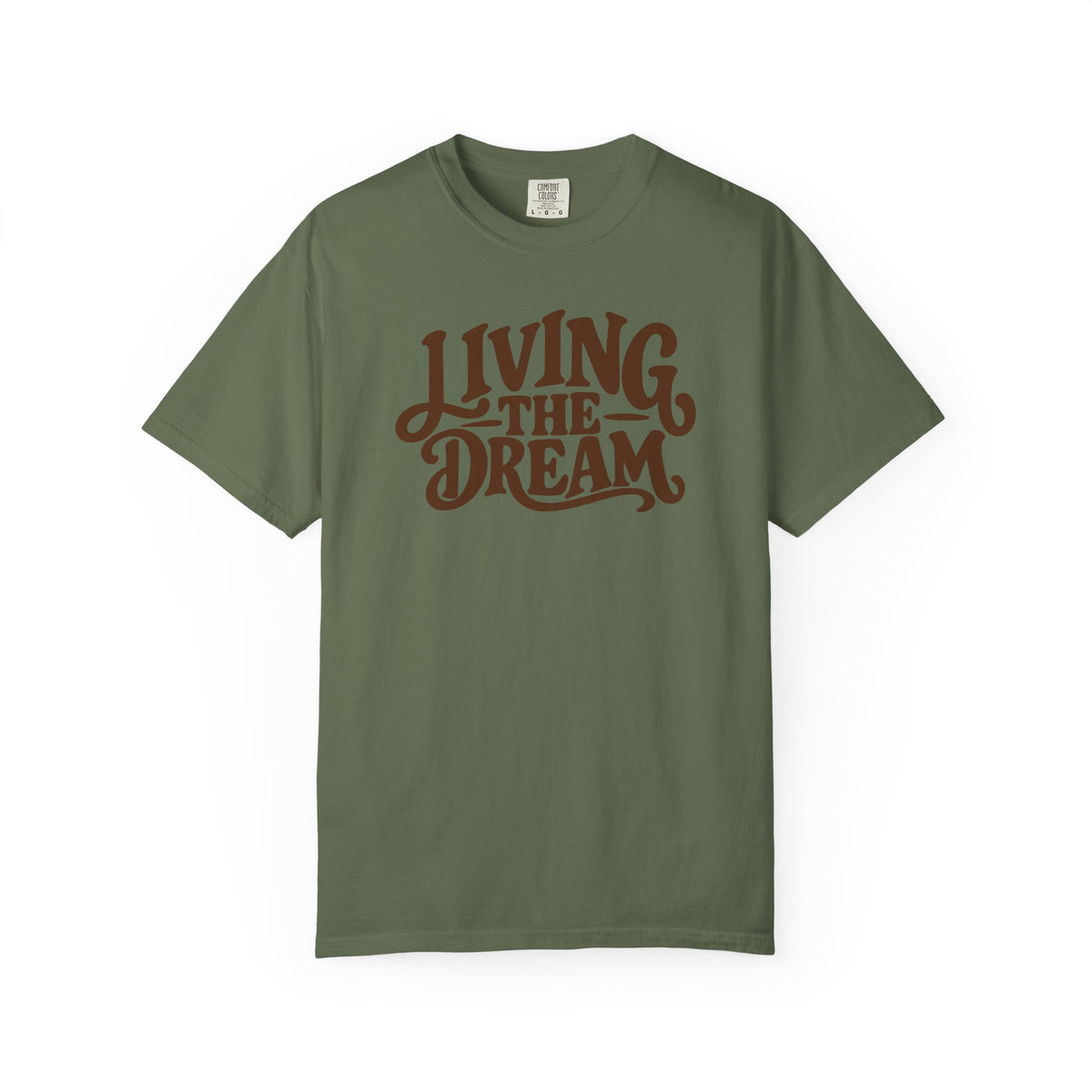 Living The Dream T-Shirt — Vintage Script Graphic Tee