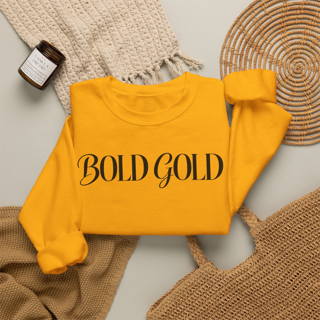 Bold Gold Crewneck Sweatshirt