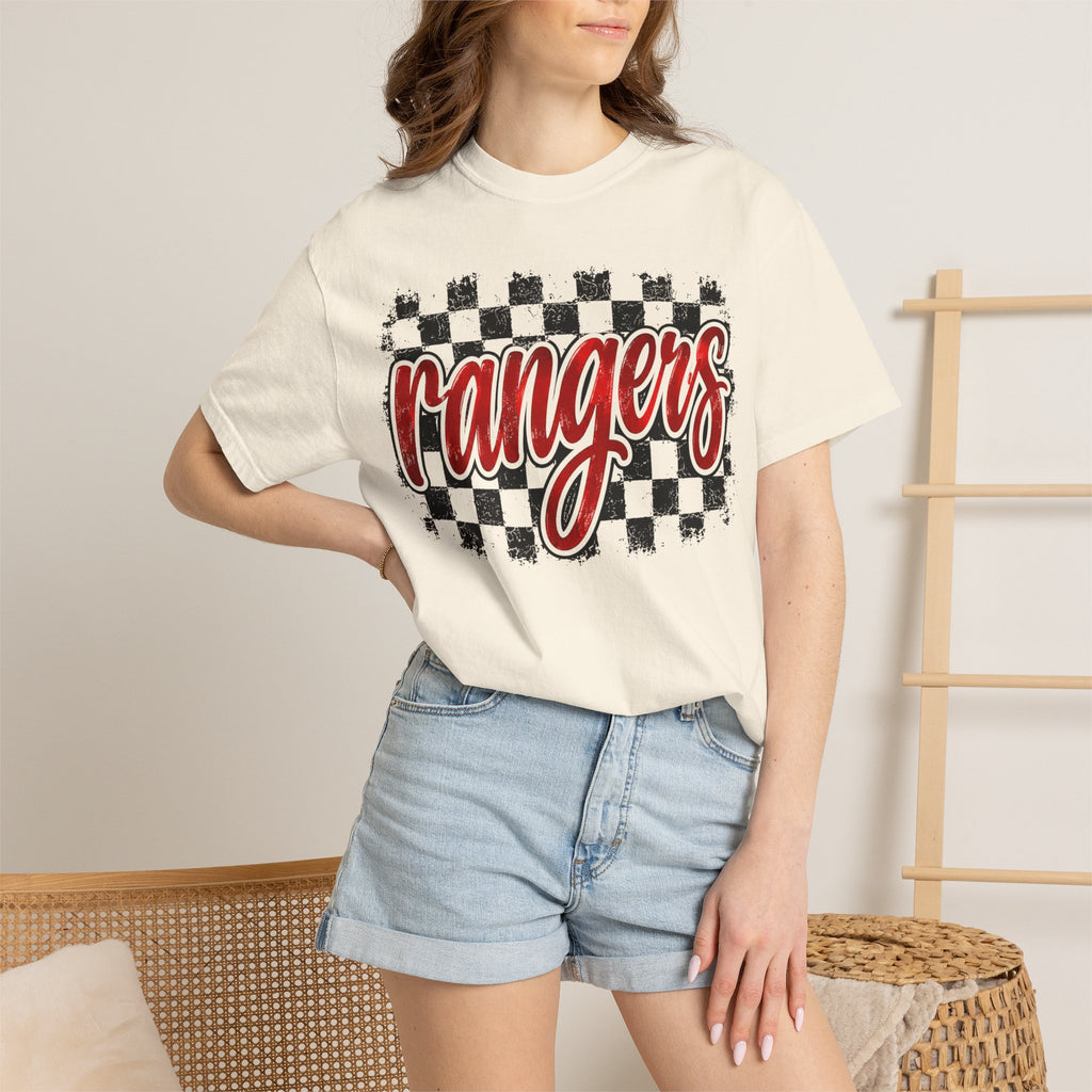 Rangers Checkerboard Graphic T-Shirt