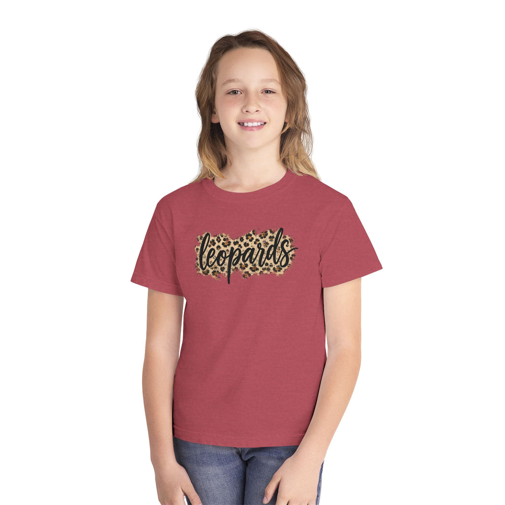 Leopards Youth Tee — Leopard Print Team Shirt