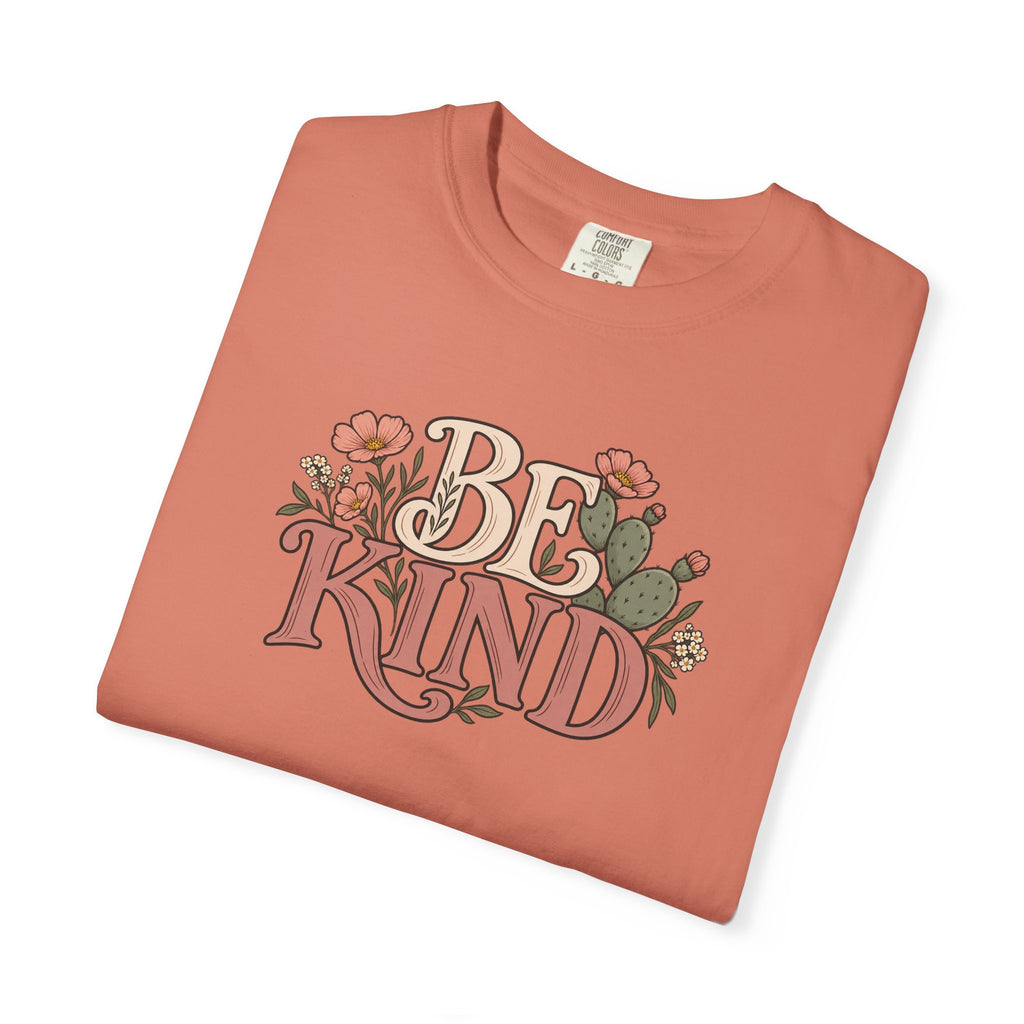 Be Kind Floral T-Shirt — Vintage Floral Graphic Tee