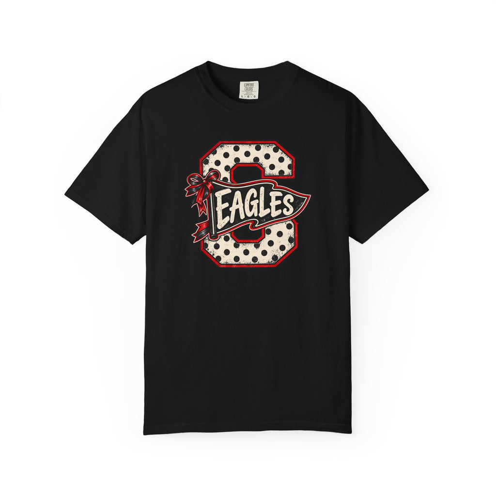 Vintage Polka Dot 'Eagles' Letterman T-Shirt