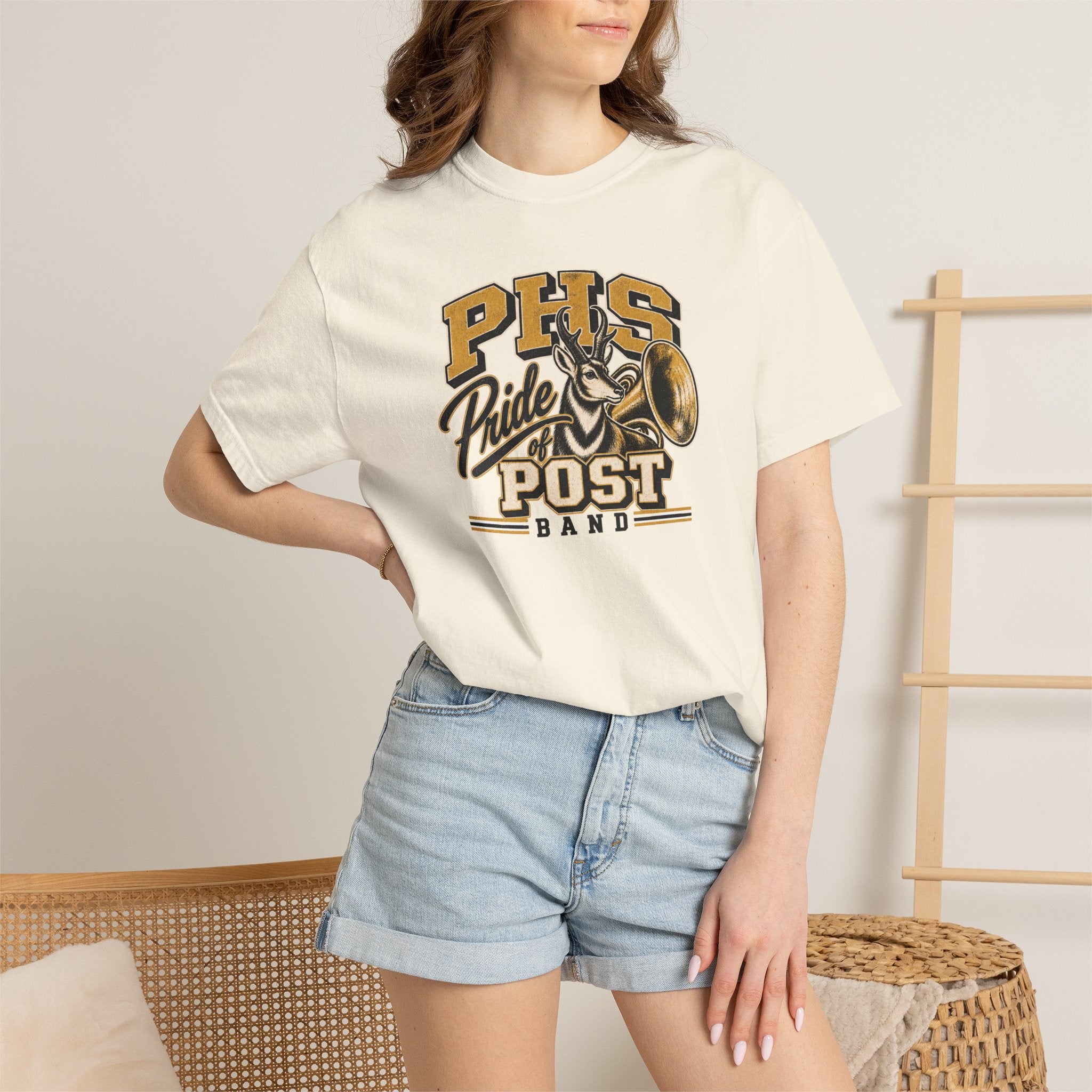 PHS Pride Post Band T‑Shirt — School Band Vintage Horn Tee
