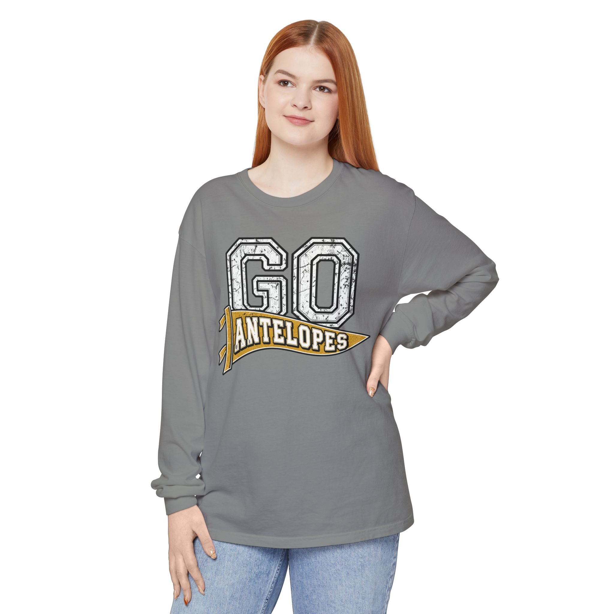 Go Antelopes Long Sleeve Tee