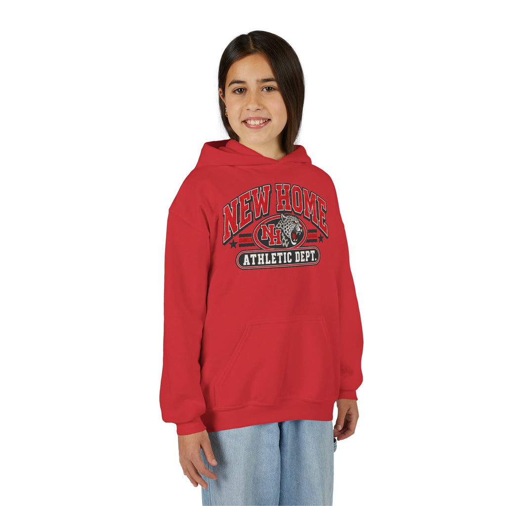 Youth Hoodie - New Home Athletic Dept. Football Logo