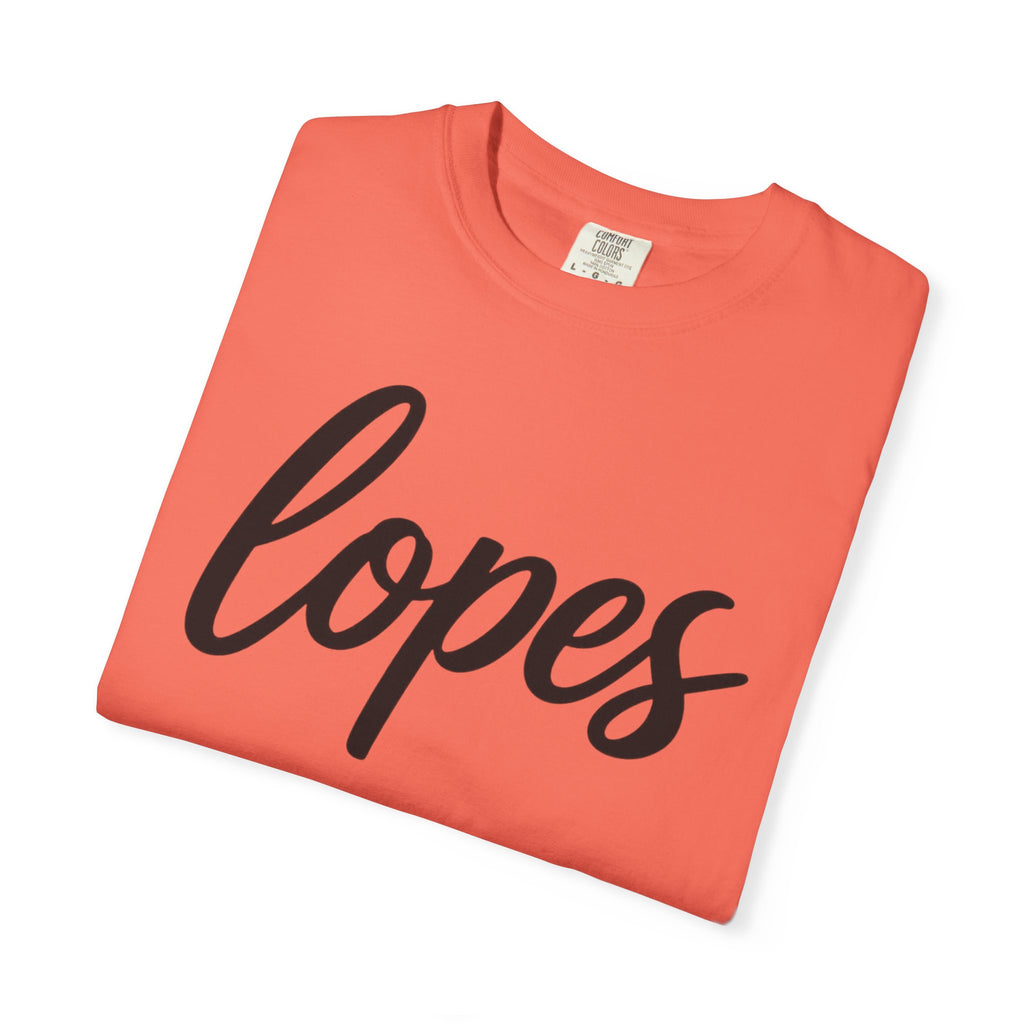 Lopes Script Tee — Personalized Name Graphic T-Shirt