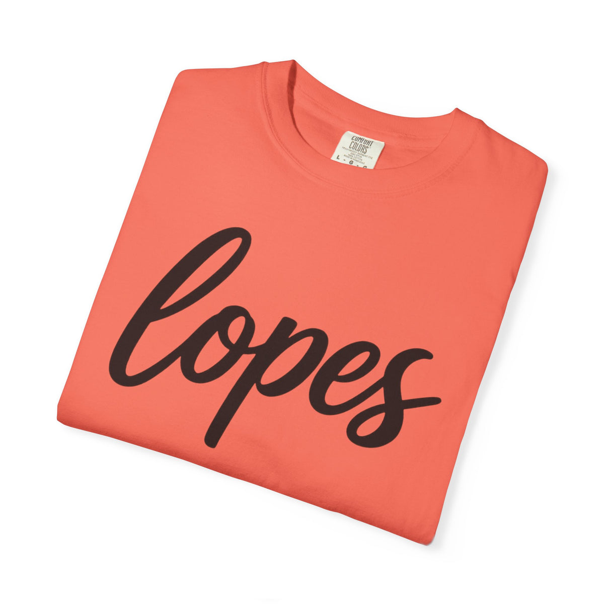 Lopes Script Tee — Personalized Name Graphic T-Shirt