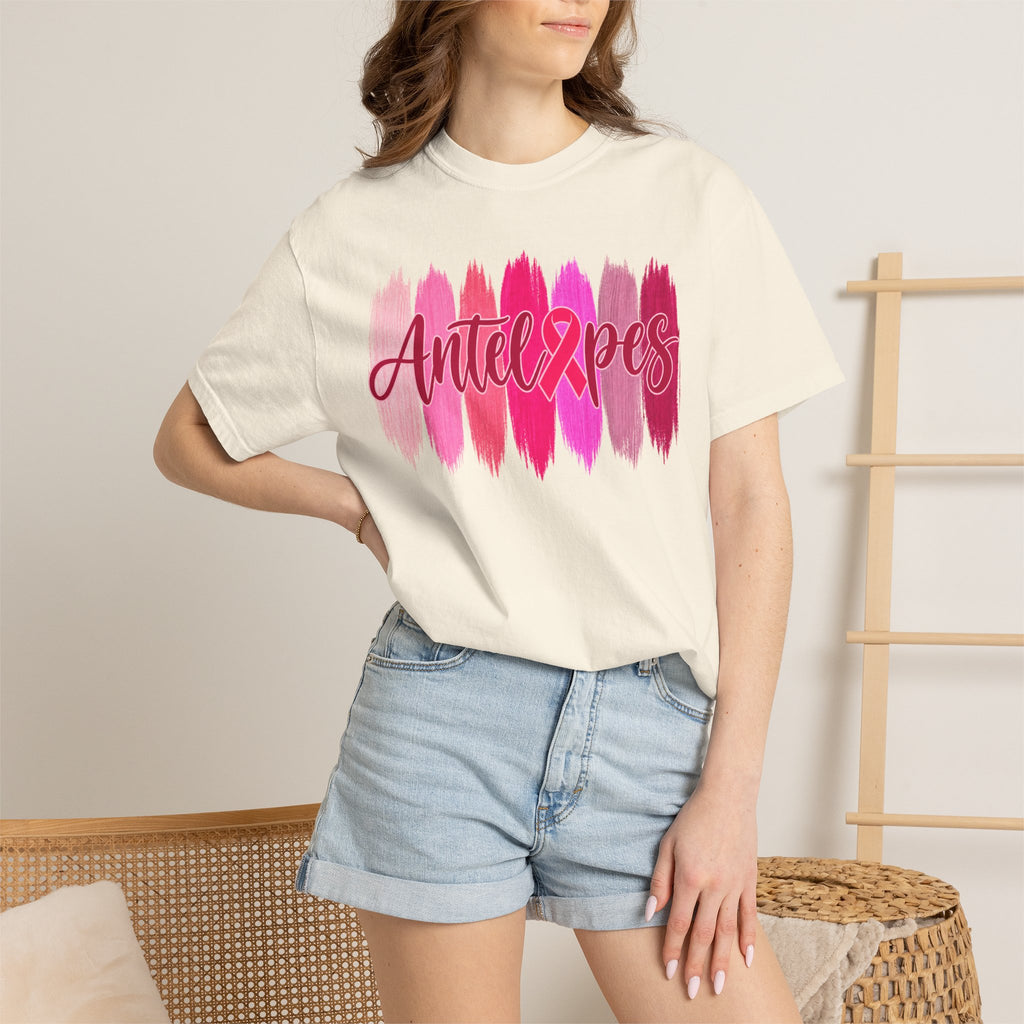 Antelopes Pink Brushstroke T-Shirt
