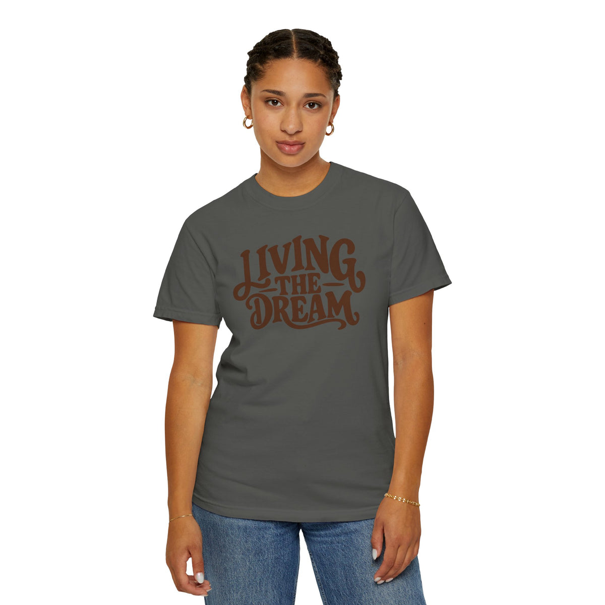 Living The Dream T-Shirt — Vintage Script Graphic Tee