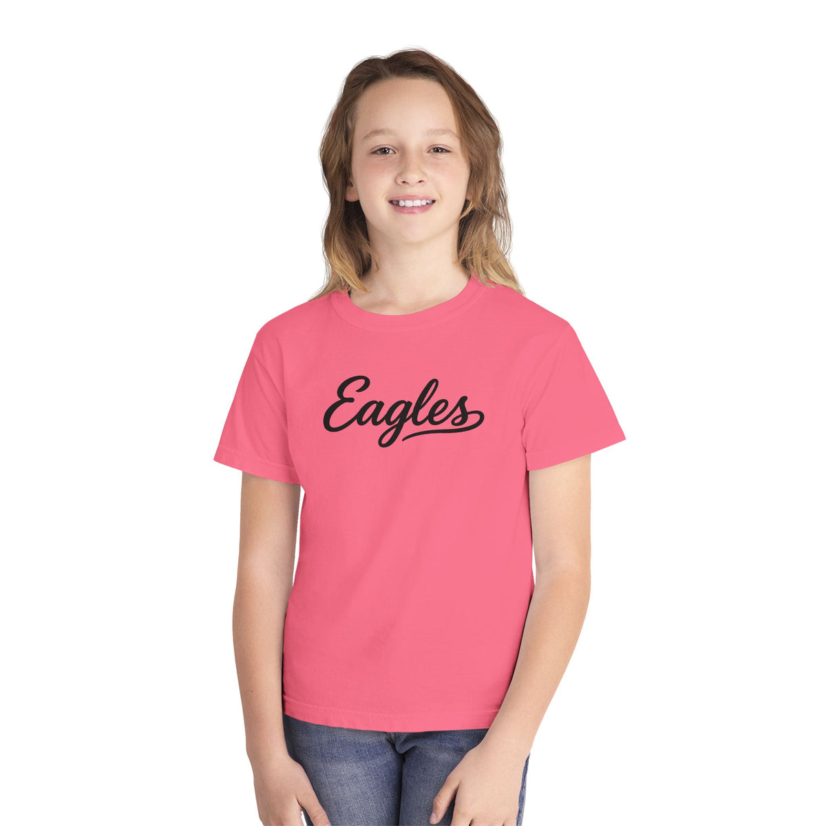 Eagles Script Youth T‑Shirt