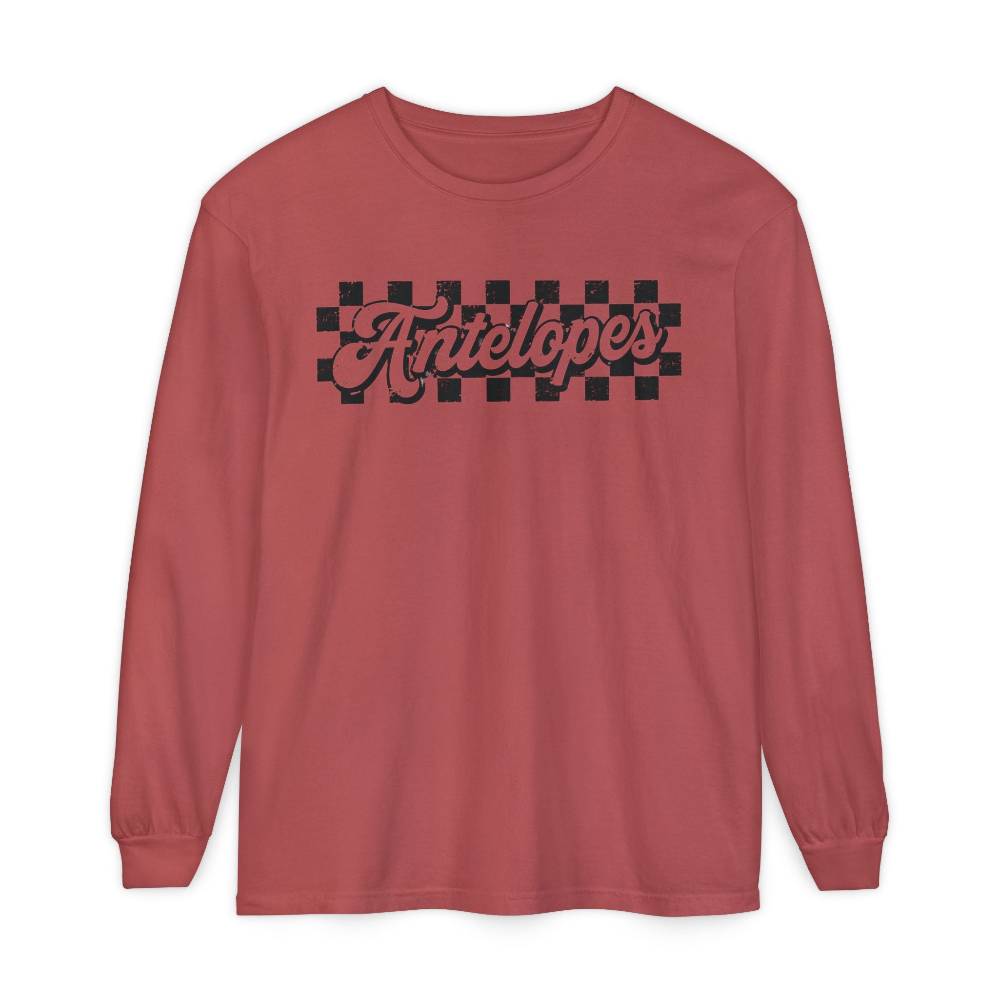 Antelopes Checkerboard Long Sleeve Tee