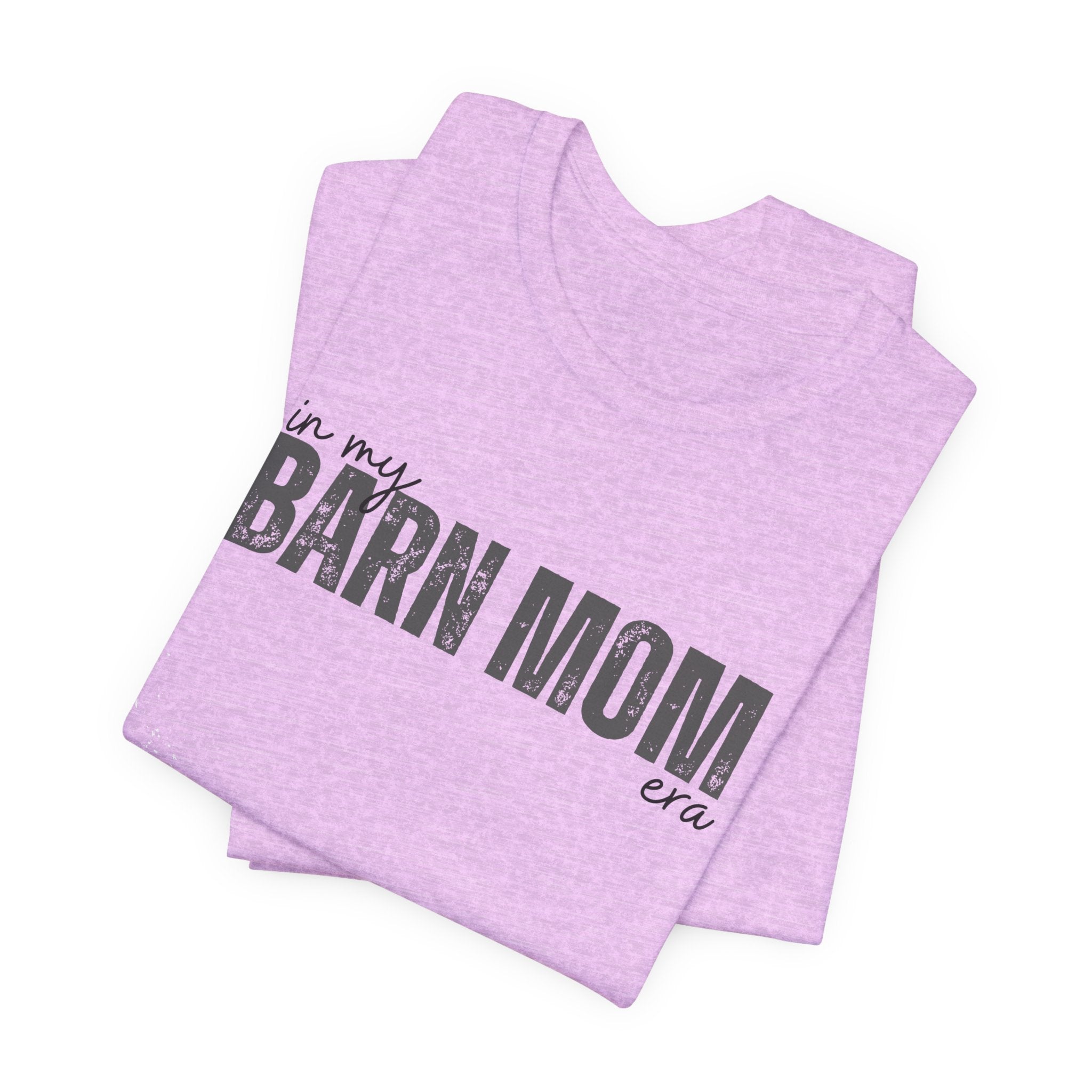 Barn Mom T‑Shirt – Vintage Rustic Farm Mom Tee