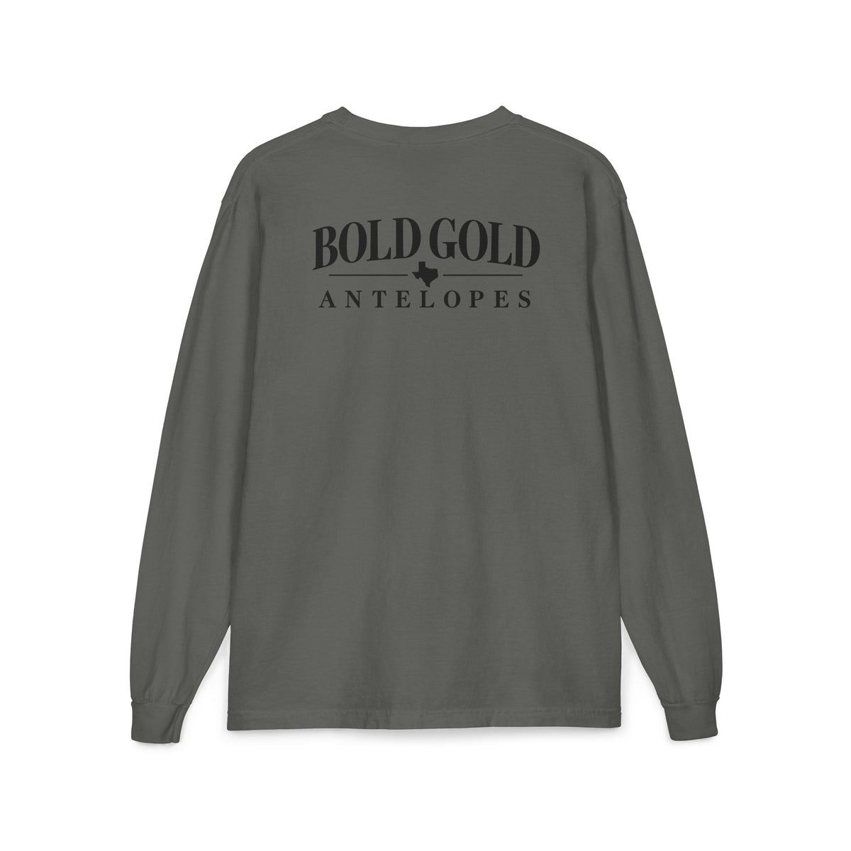Bold Gold Antelopes Long Sleeve Pocket Tee