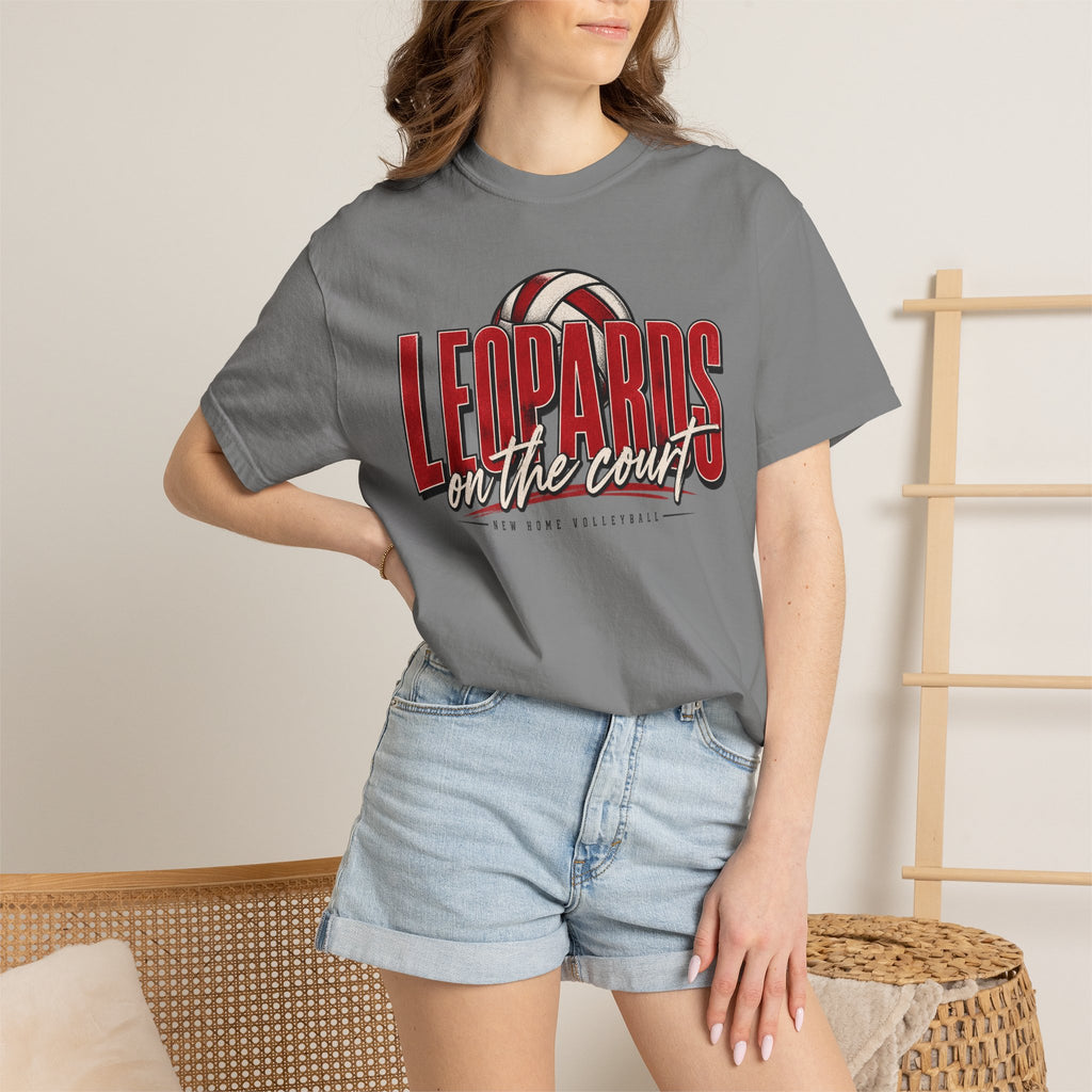 Leopards On The Court Volleyball T-Shirt