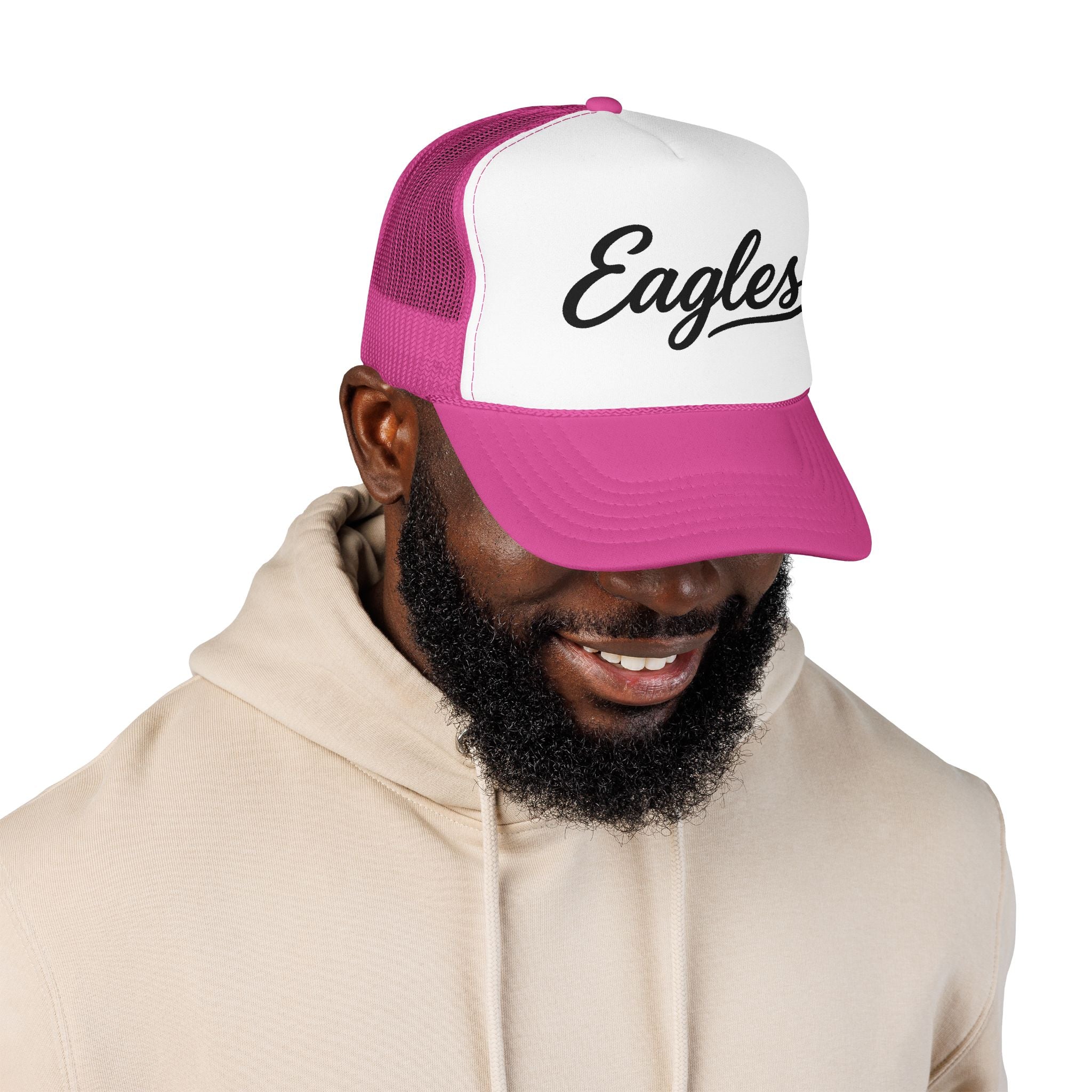 Eagles Script Foam Trucker Hat