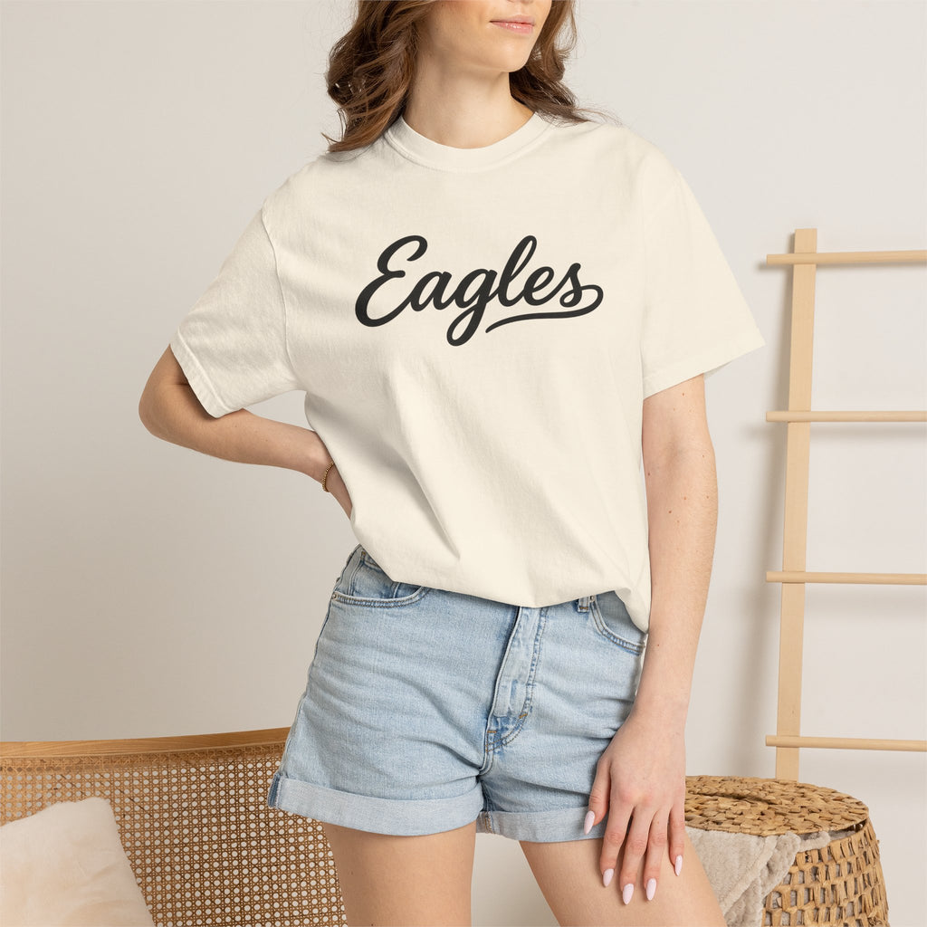 Eagles Script Tee — Vintage Athletic Logo T-Shirt