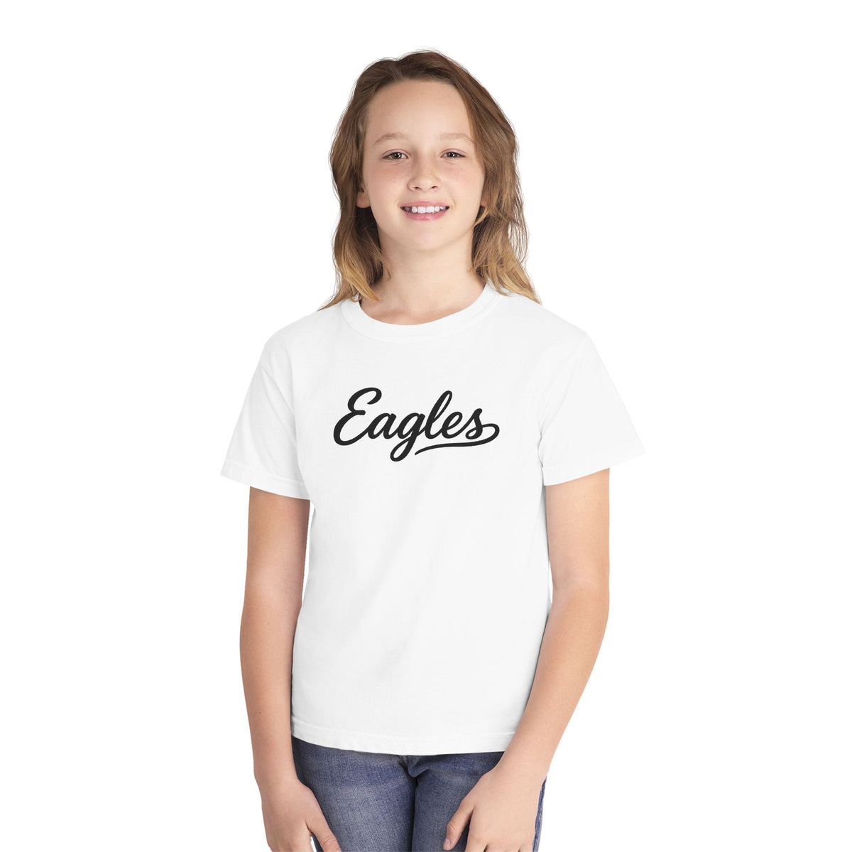 Eagles Script Youth T‑Shirt