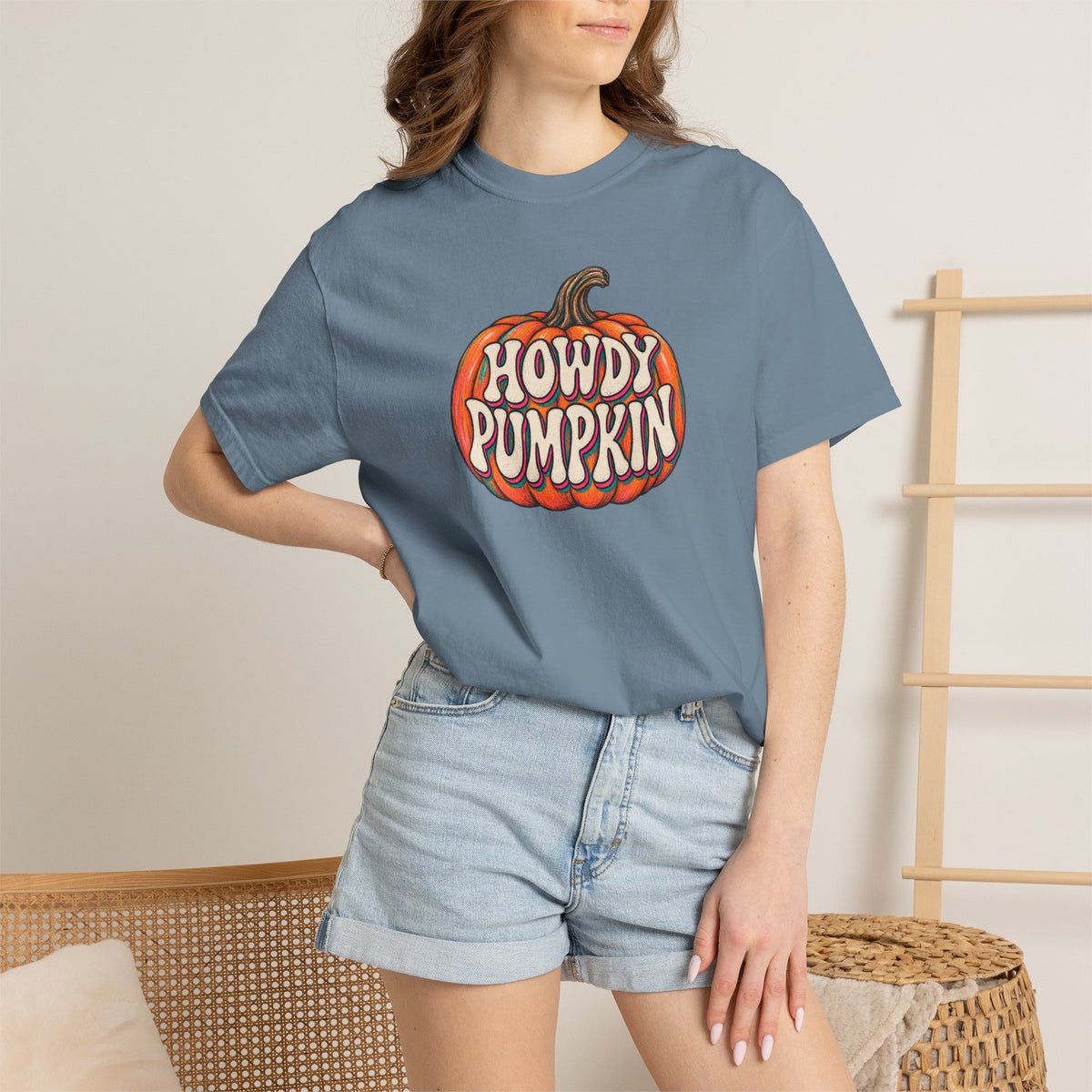 Howdy Pumpkin T-Shirt — Fall Western Graphic Tee