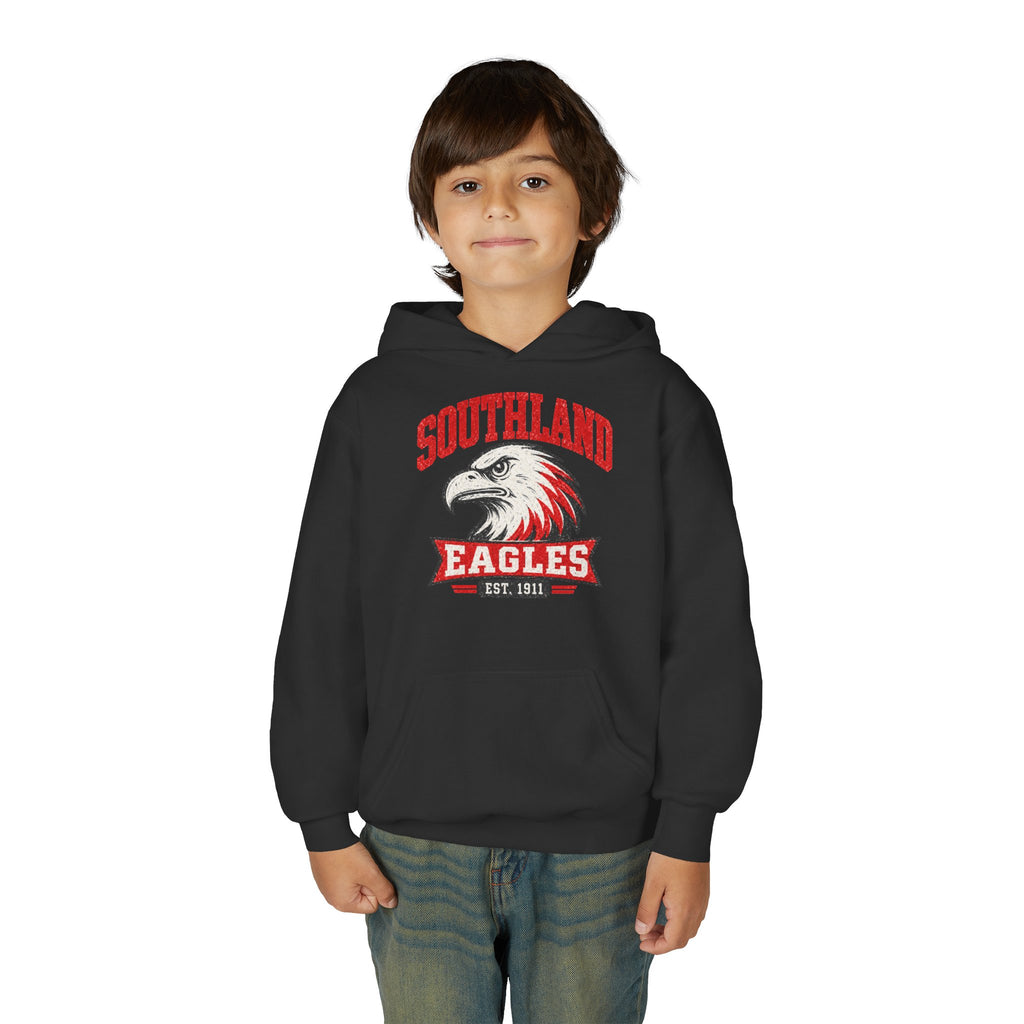 Southland Eagles Youth Hoodie — Vintage Eagle School Spirit Pullover