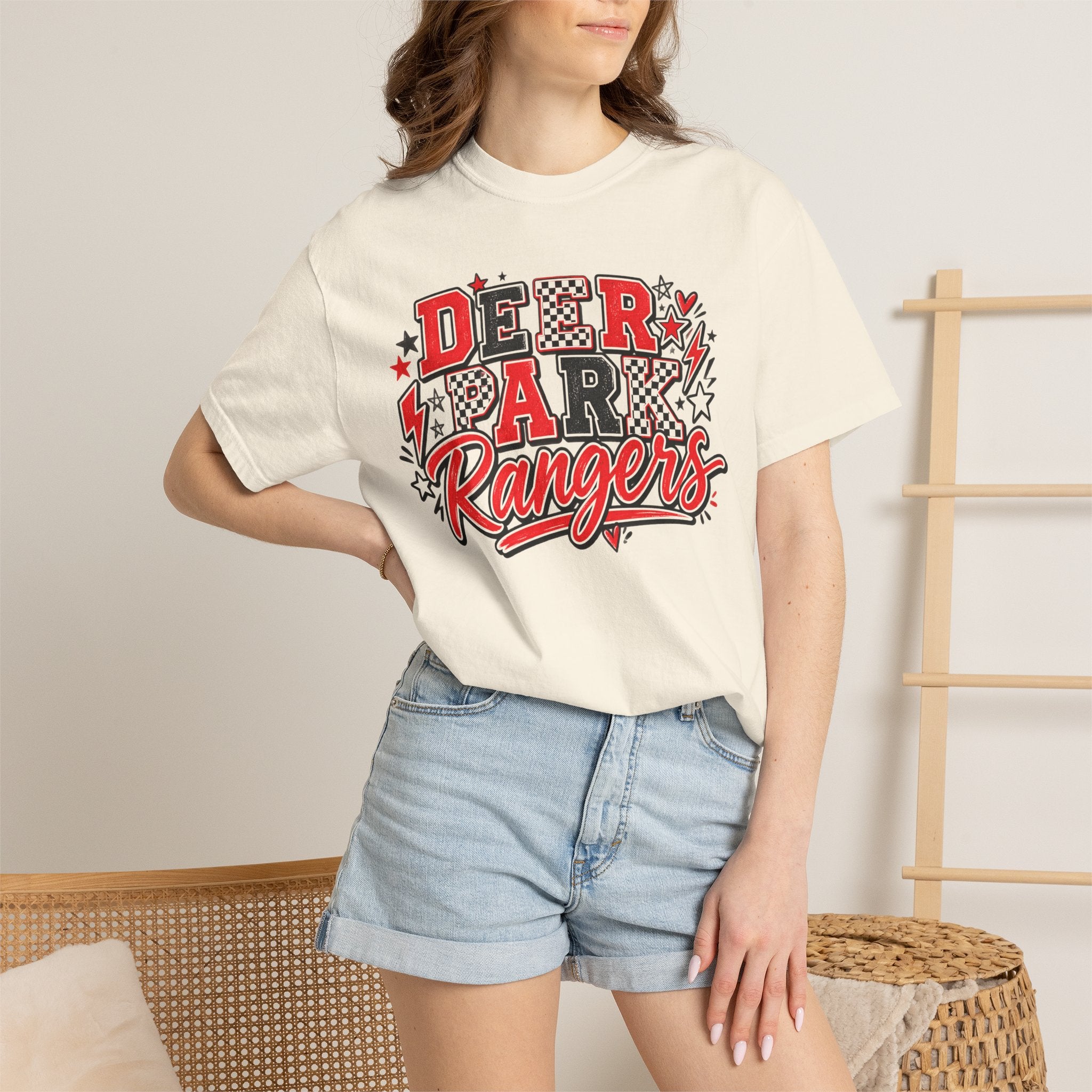 Deer Park Rangers Graphic T-Shirt — Retro Athletic Crew Tee