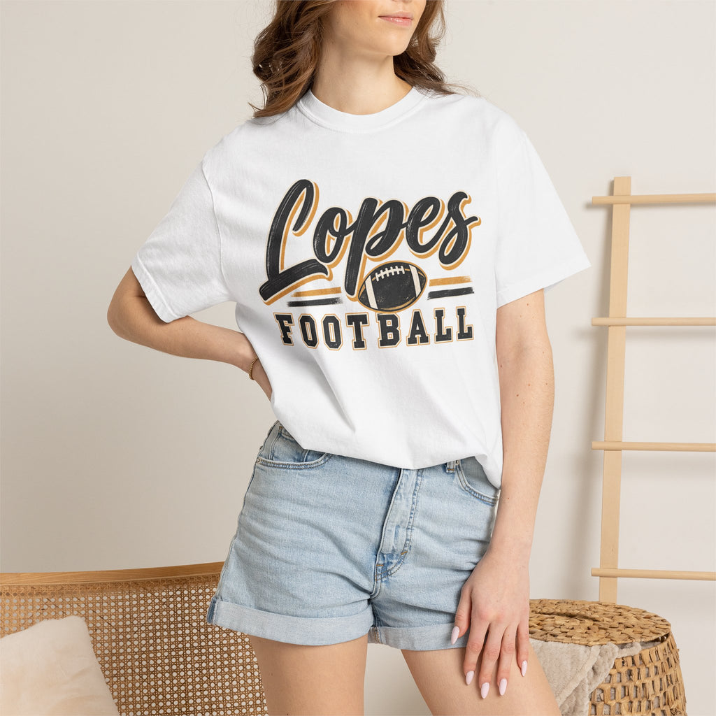 Lopes Football T-Shirt — Vintage Script Team Tee