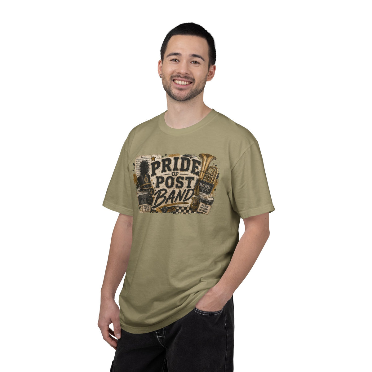 Pride of Post Band T-Shirt — Vintage Marching Band Tee