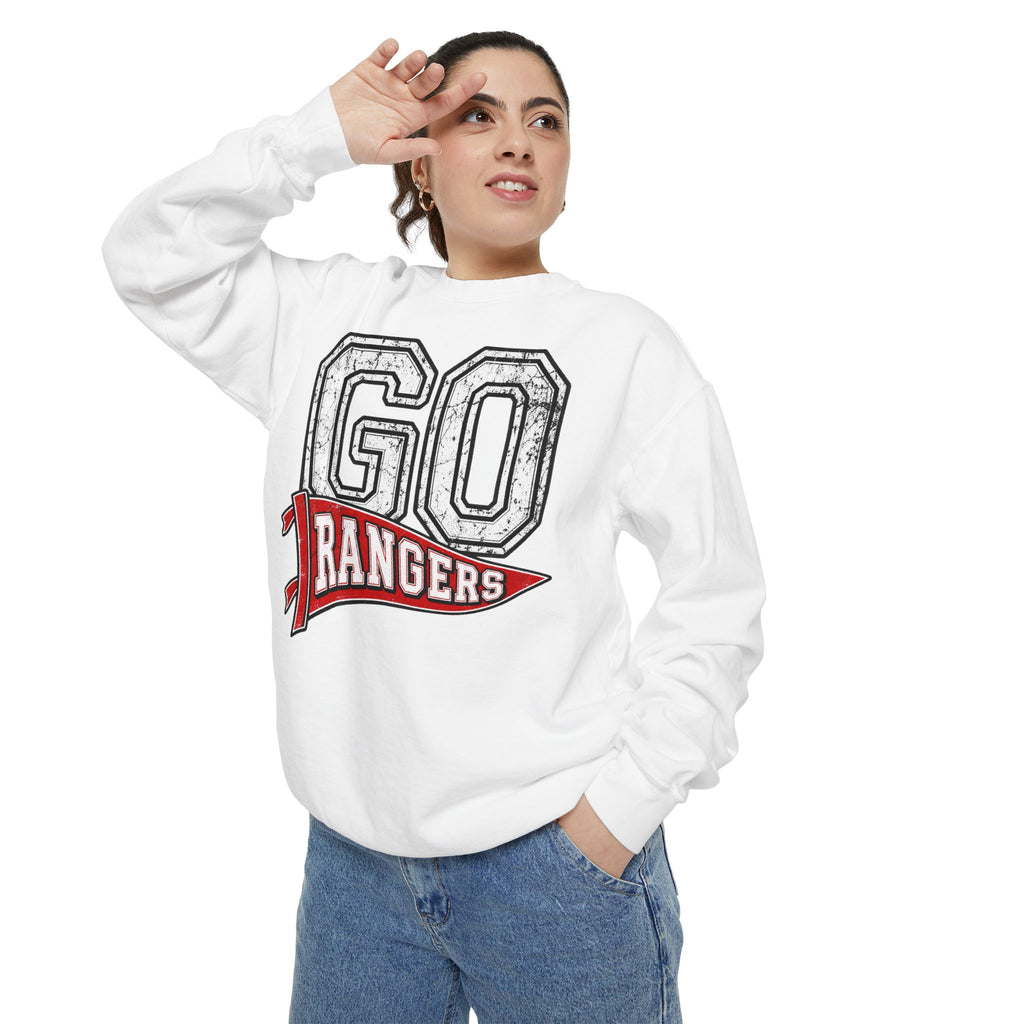 Rangers Vintage 'GO' Graphic Sweatshirt