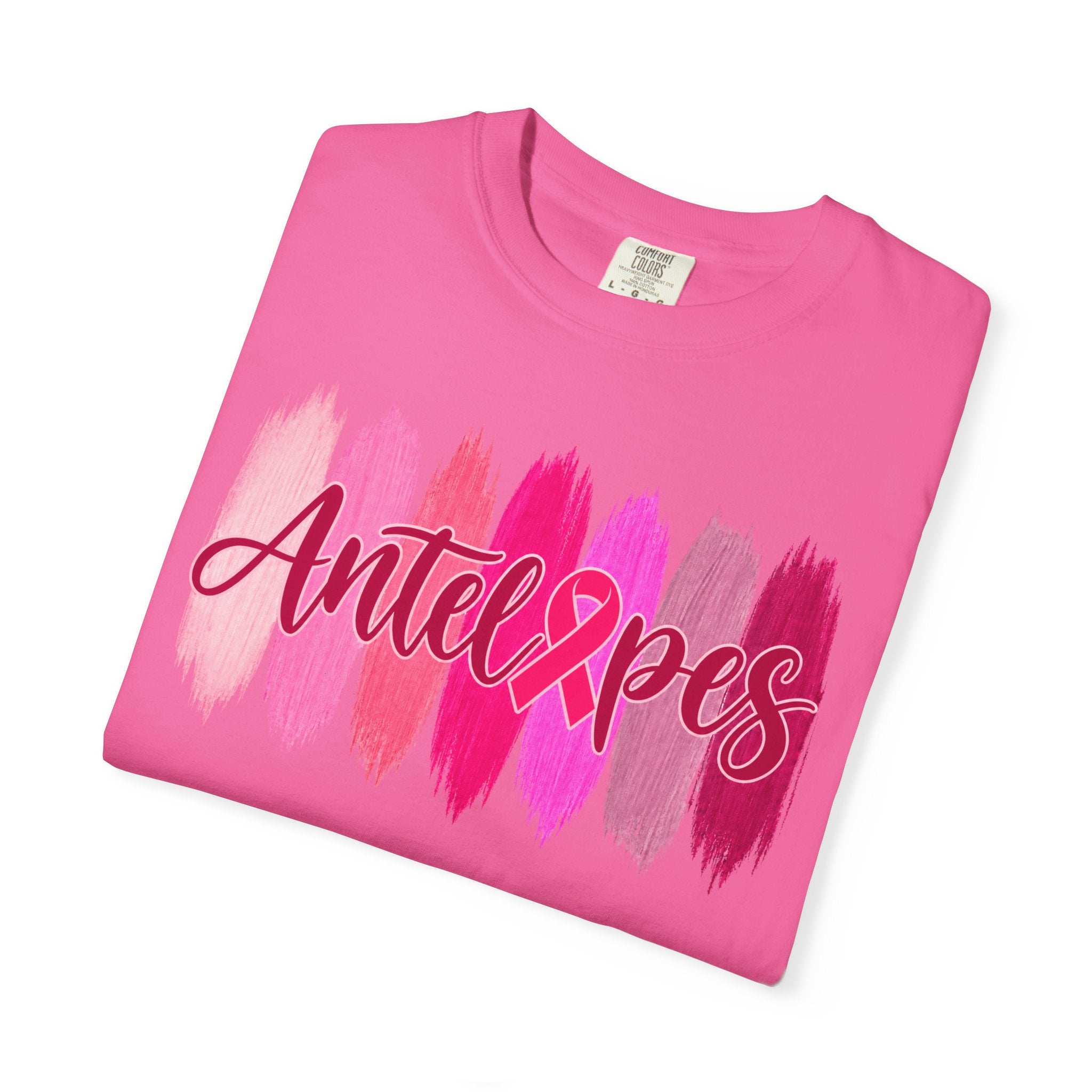 Antelopes Pink Brushstroke T-Shirt