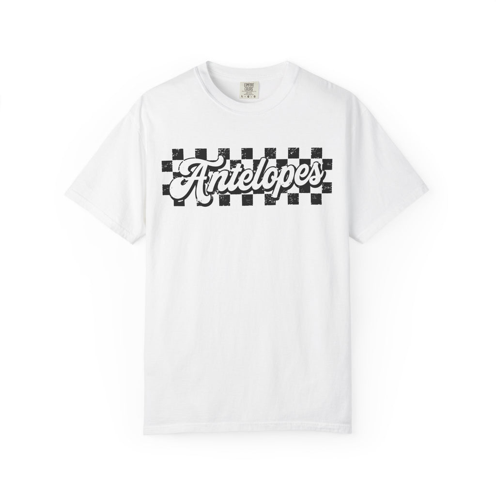 Antelopes Checkerboard Graphic T-Shirt