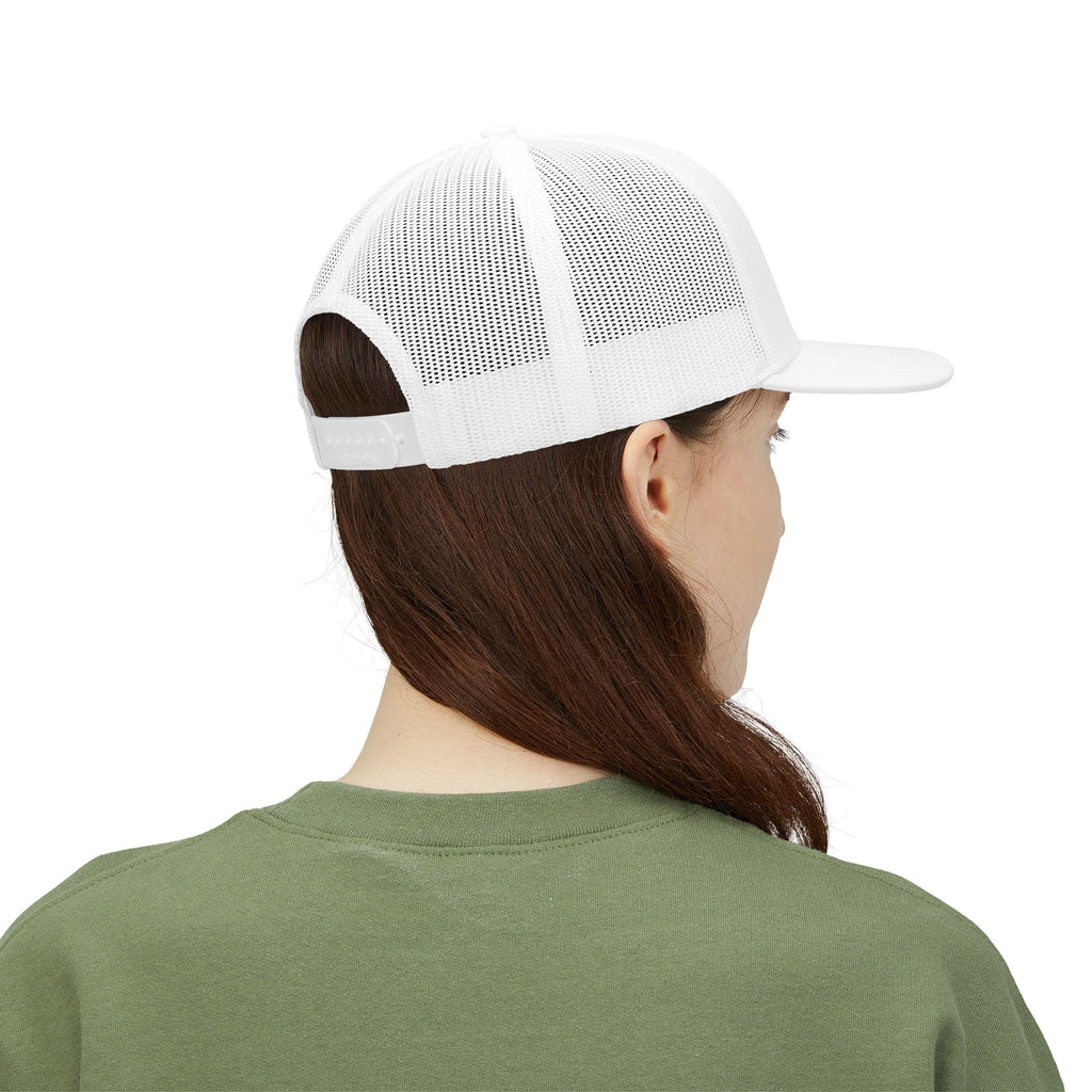 Pendejo Snapback Trucker Cap — Bold Red Hand Graphic Hat