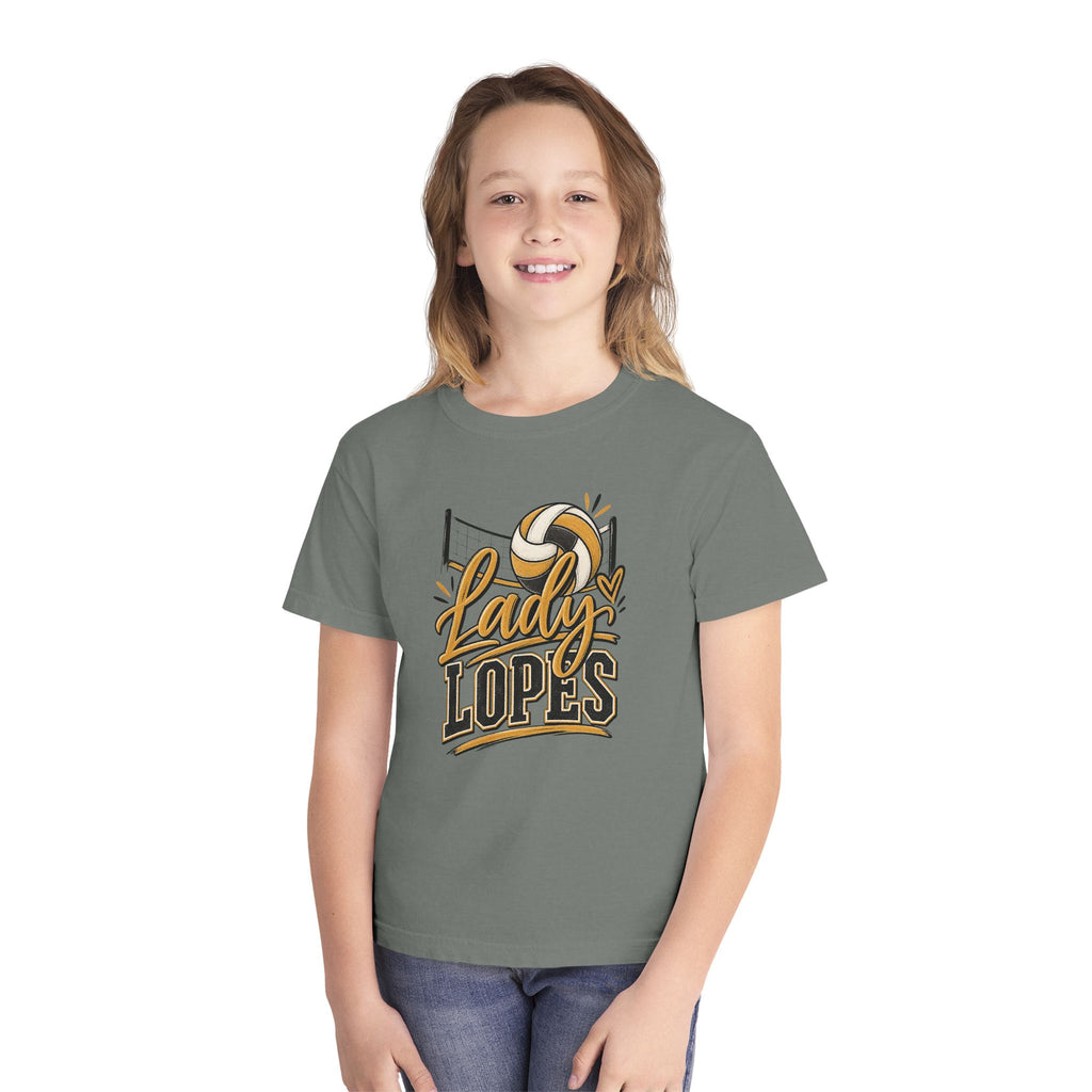 Lady Lopes Youth Volleyball Tee — "Lady Lopes" Team Spirit Shirt