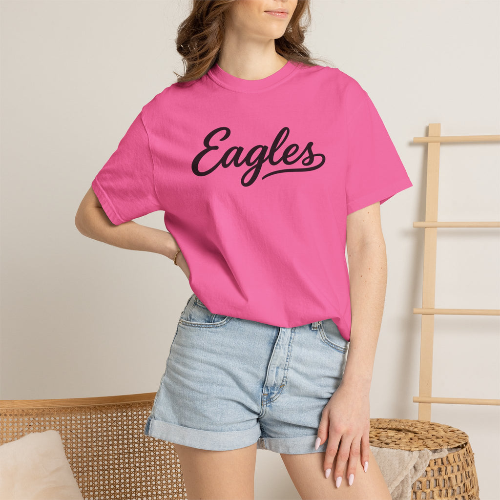 Eagles Script Tee — Vintage Athletic Logo T-Shirt