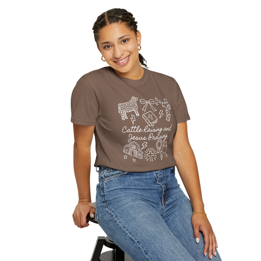 Cattle Raising and Jesus Praising T-Shirt