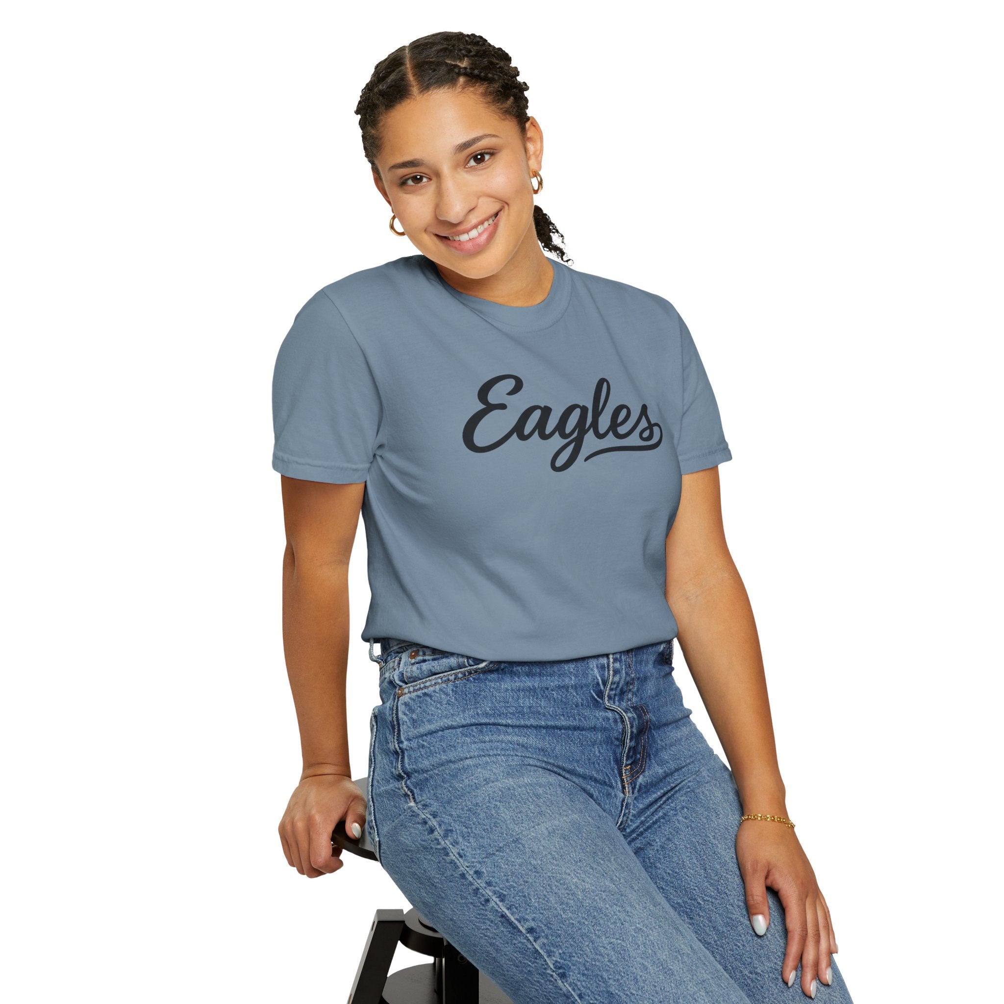 Eagles Script Tee — Vintage Athletic Logo T-Shirt