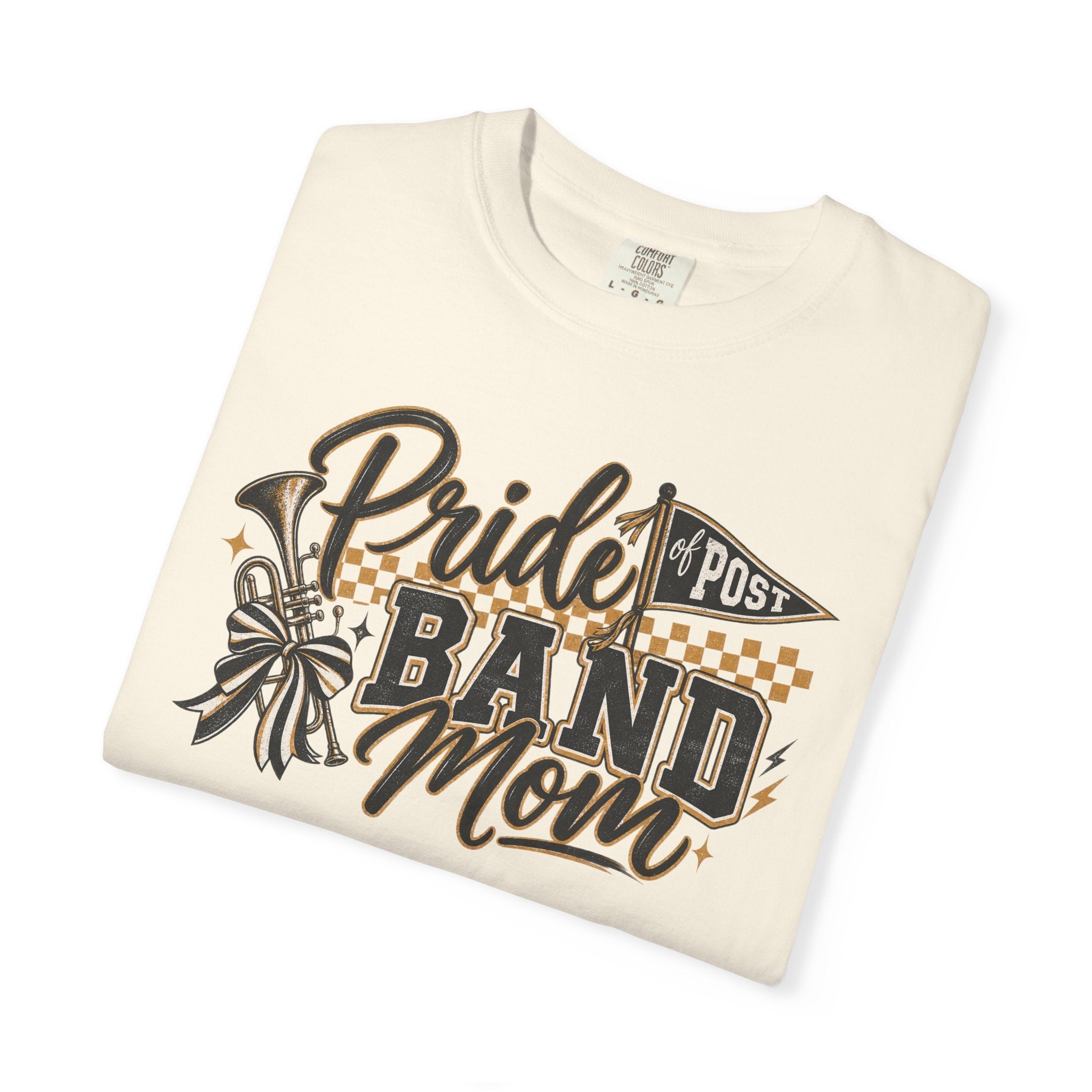 Band Mom T-Shirt – "Pride Band Mom" Graphic Tee for Marching Band Parents