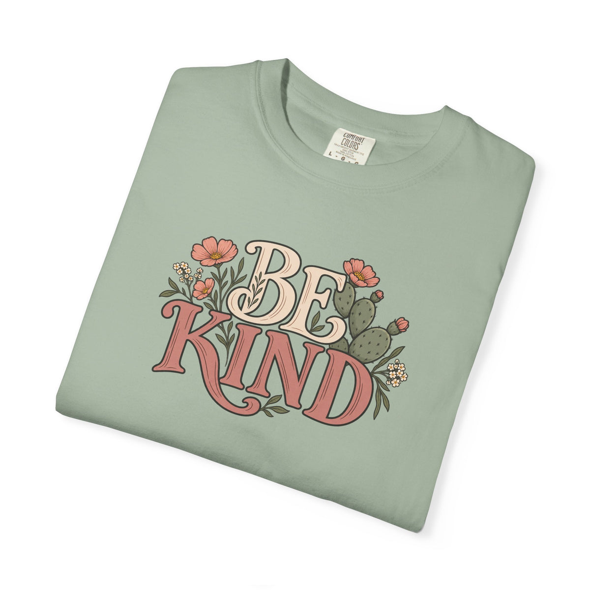 Be Kind Floral T-Shirt — Vintage Floral Graphic Tee