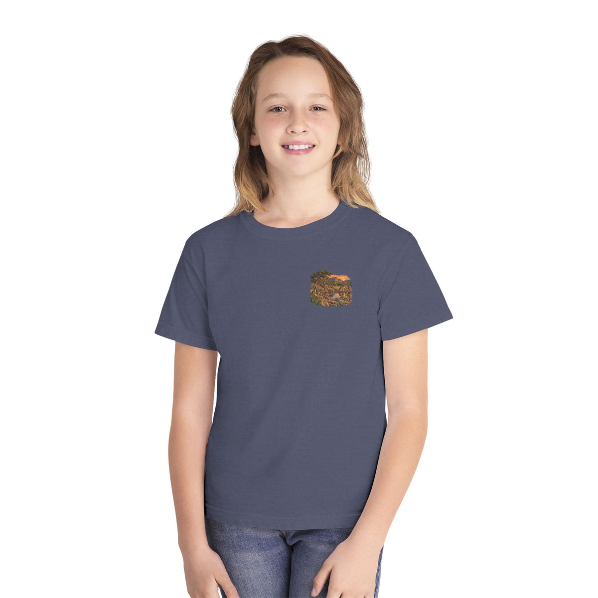 Youth Tee — Caprock Critters at Sunset